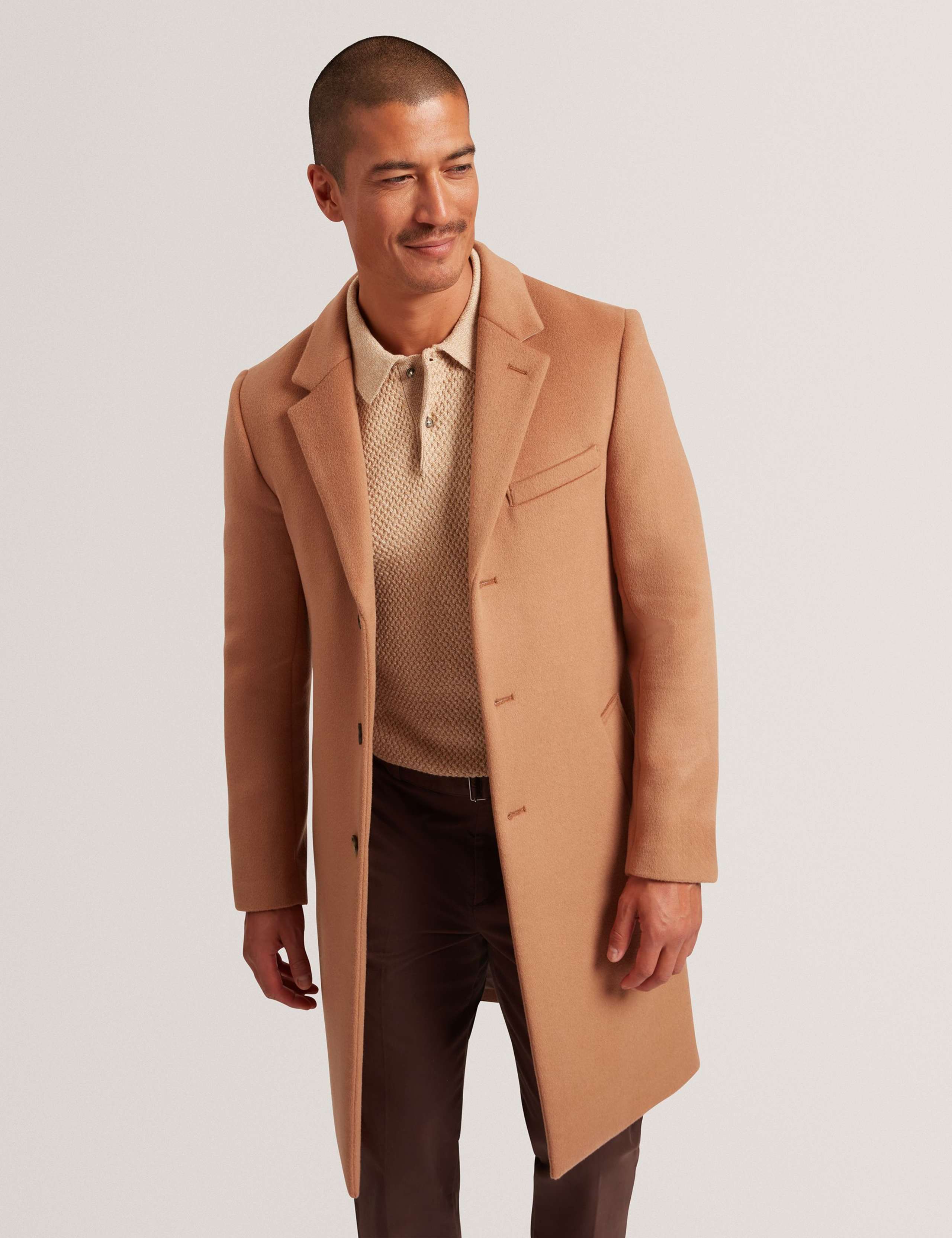 Wool Rich Slim Overcoat 2 of 4