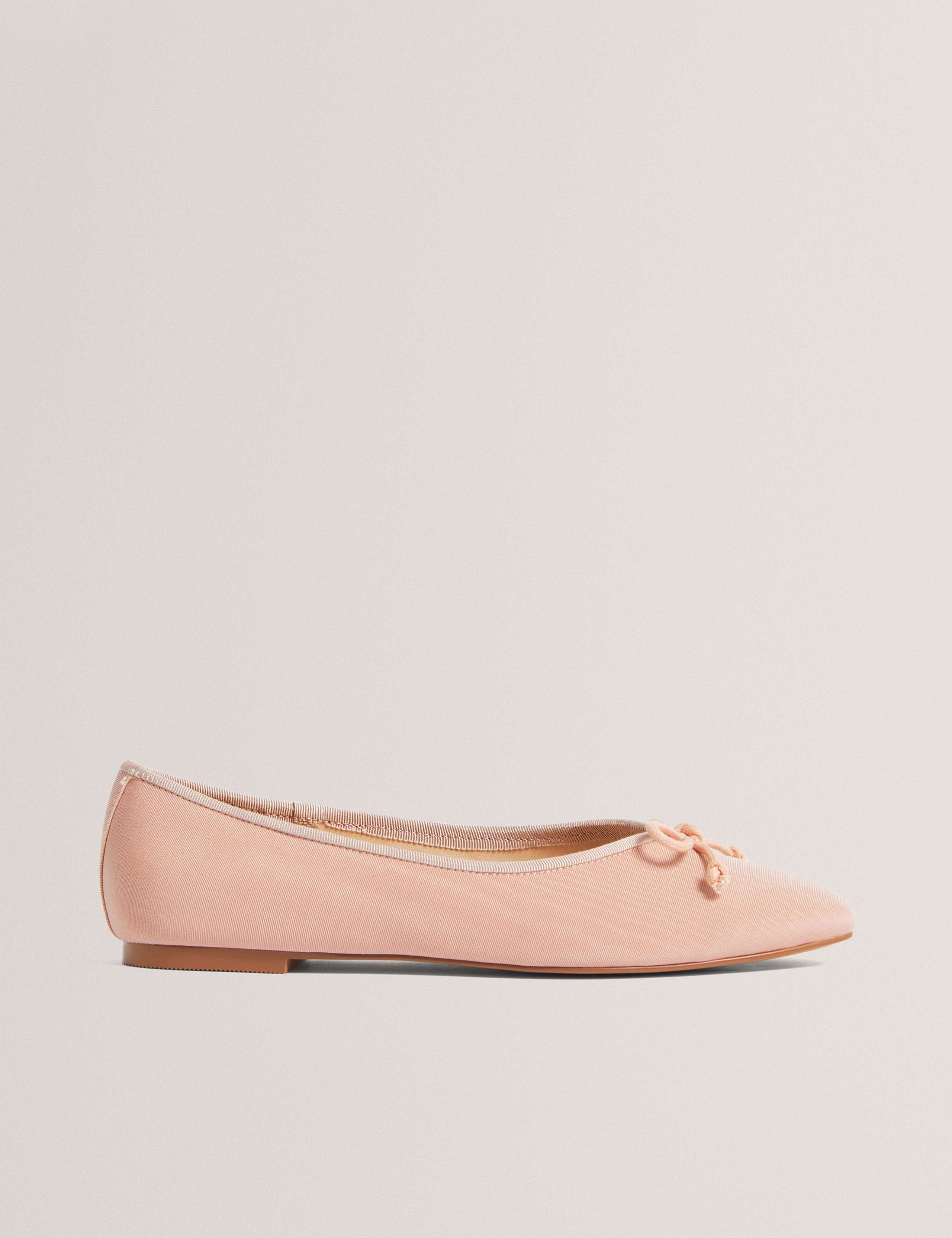 Satin Bow Slip On Flat Ballet Pumps 4 of 4