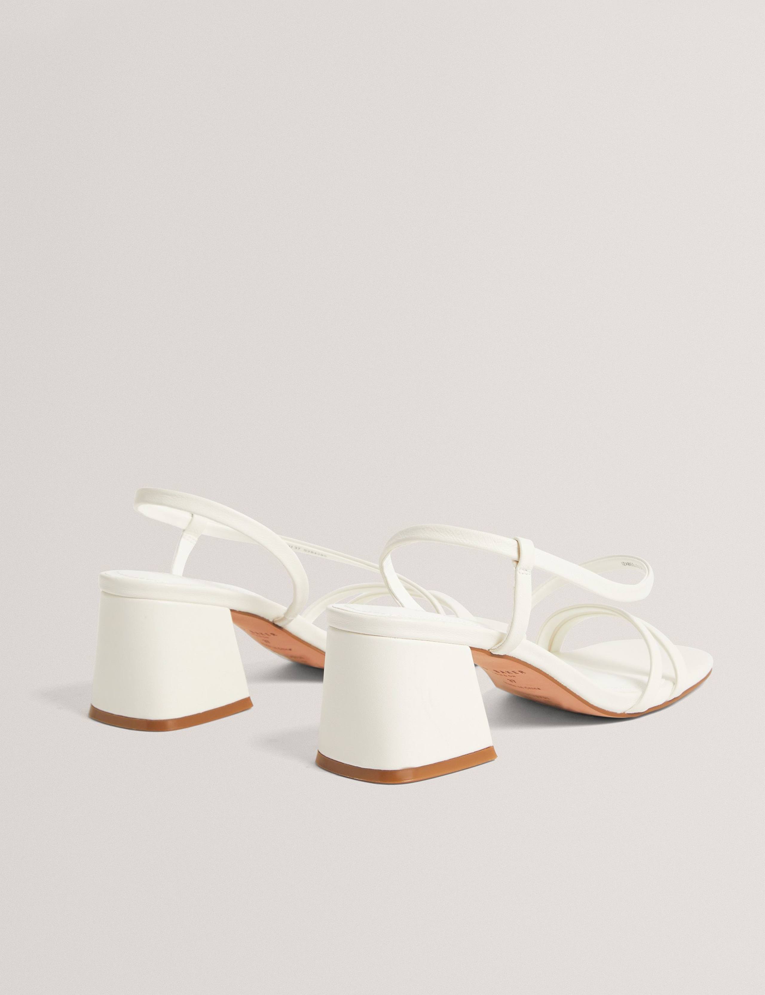 Leather Strappy Block Heel Sandals 2 of 4