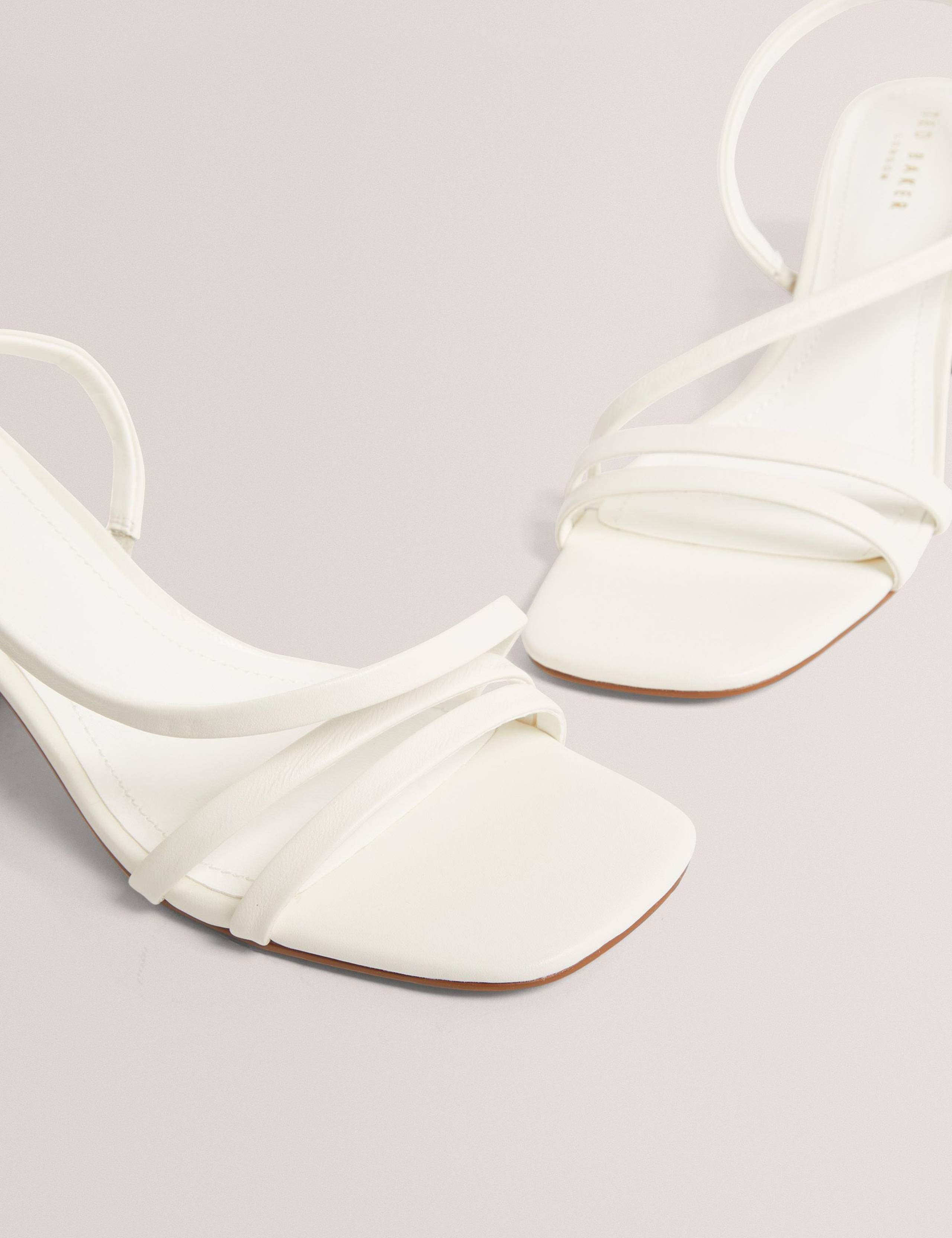 Leather Strappy Block Heel Sandals 3 of 4