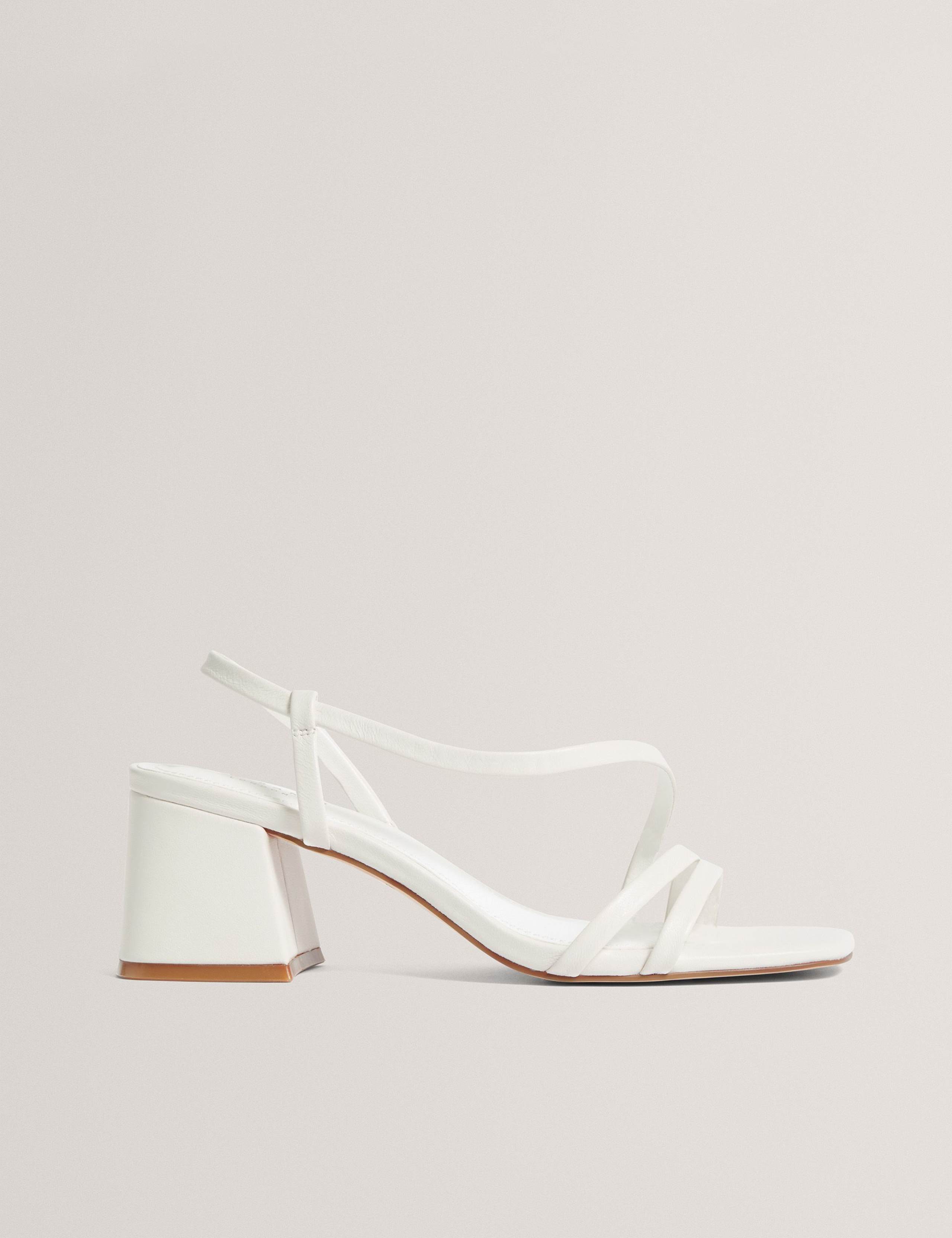 Leather Strappy Block Heel Sandals 4 of 4