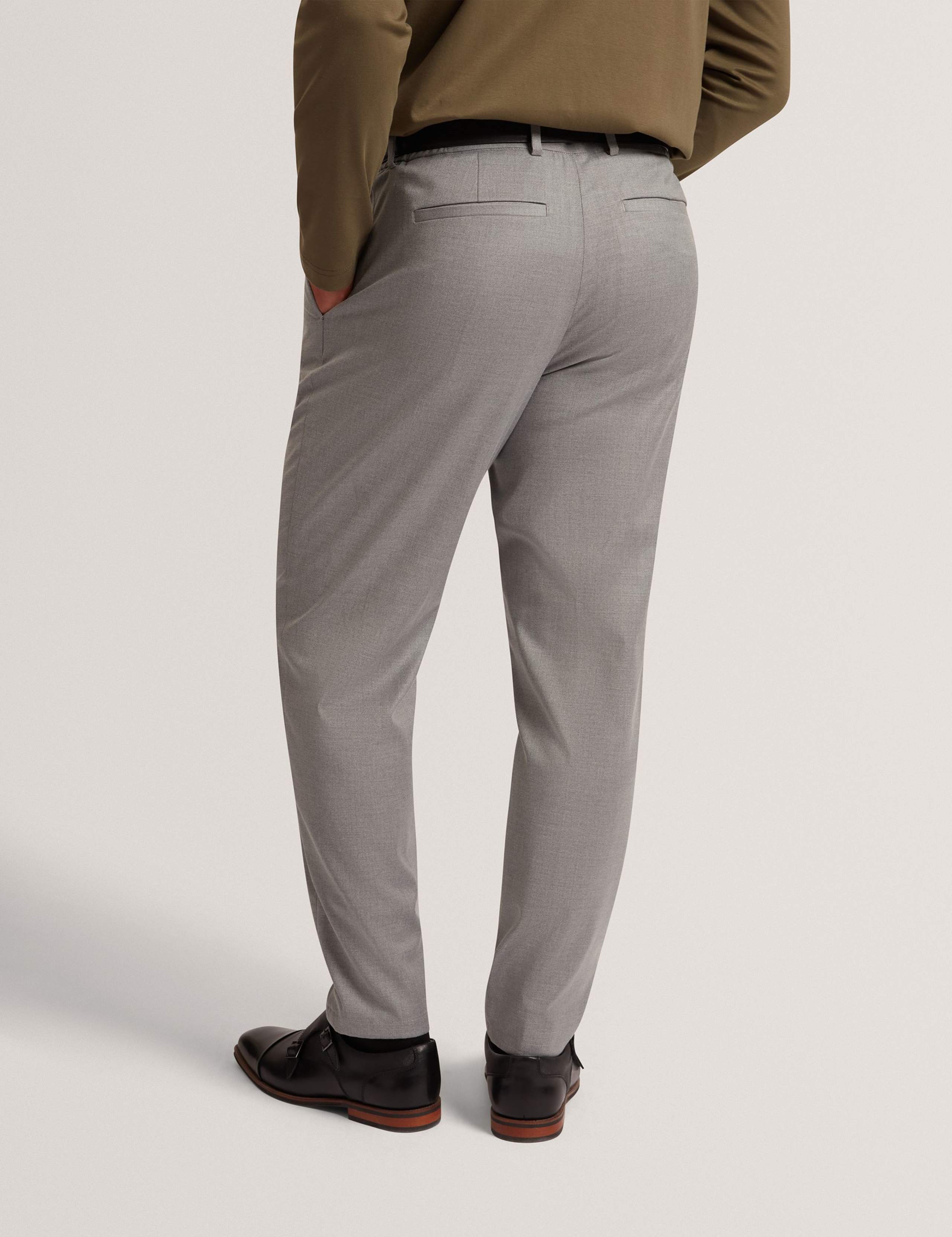 Tapered Fit Single Pleat Trousers 4 of 4
