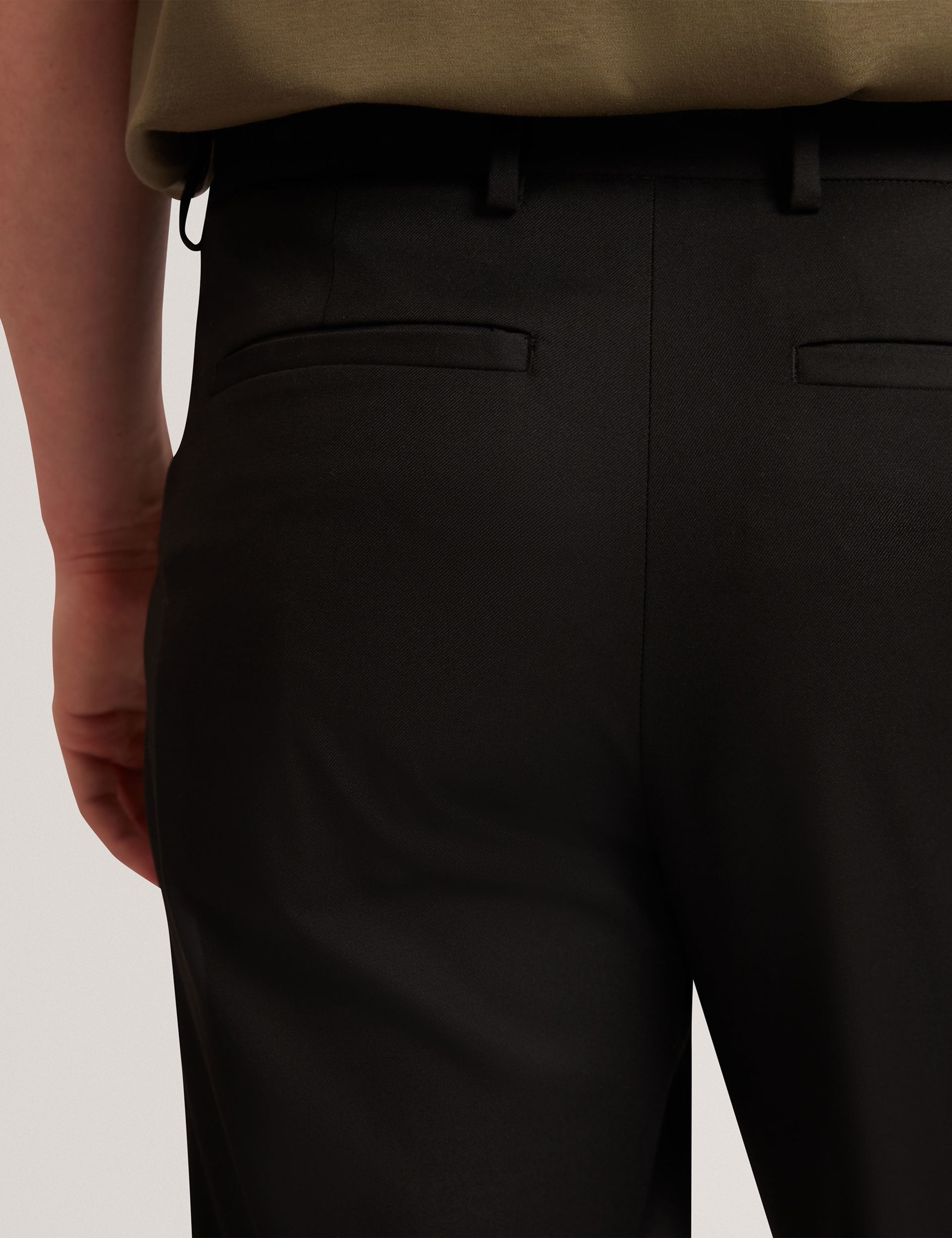 Tapered Fit Single Pleat Trousers 4 of 4