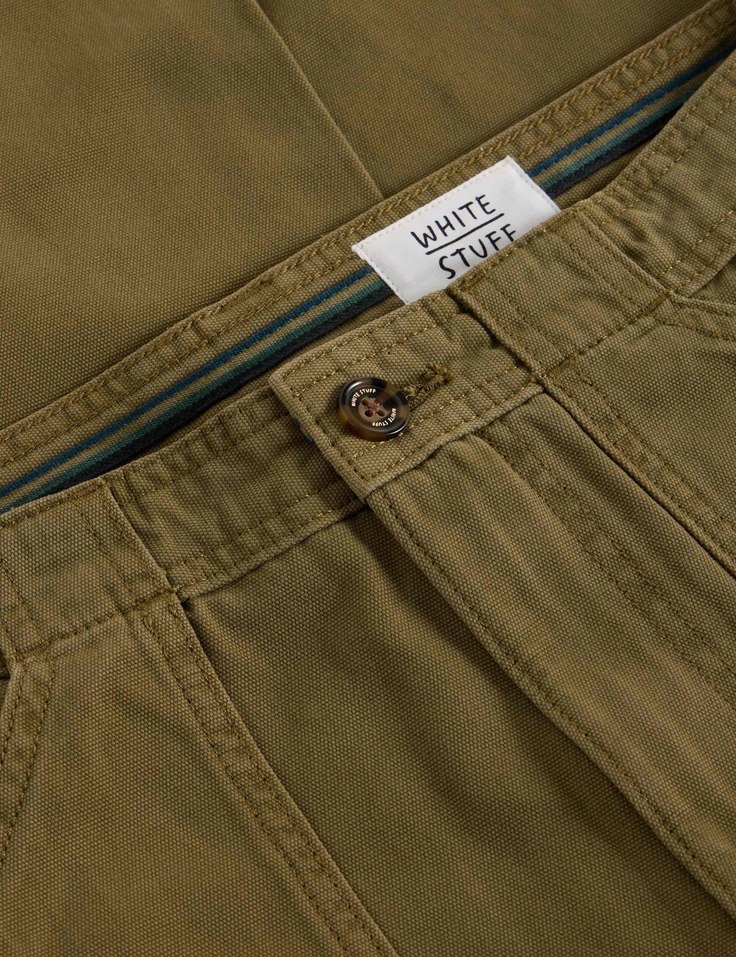 Regular Fit Pure Cotton Utility Trousers 6 of 6