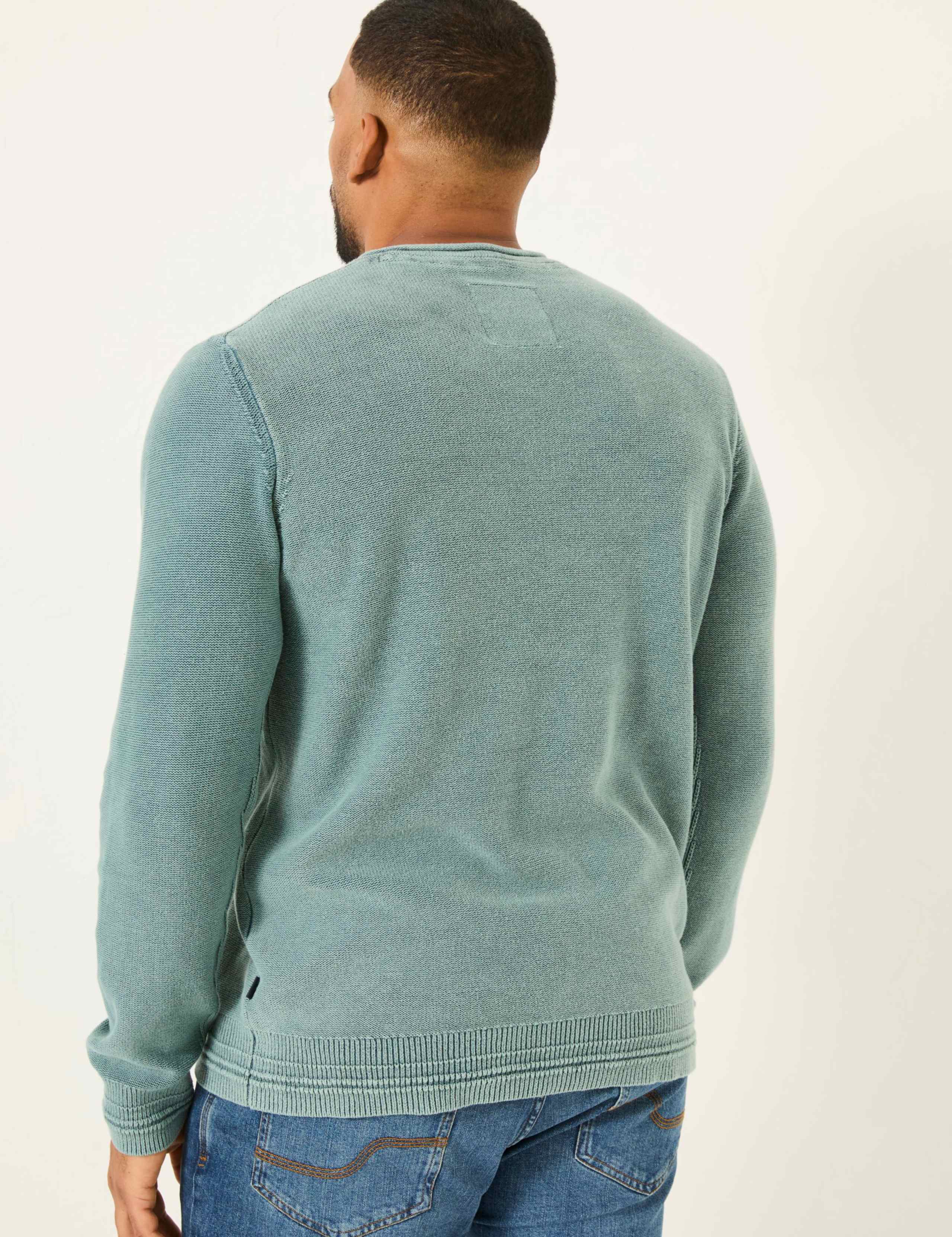 Pure Cotton Ribbed Textured Jumper 3 of 3