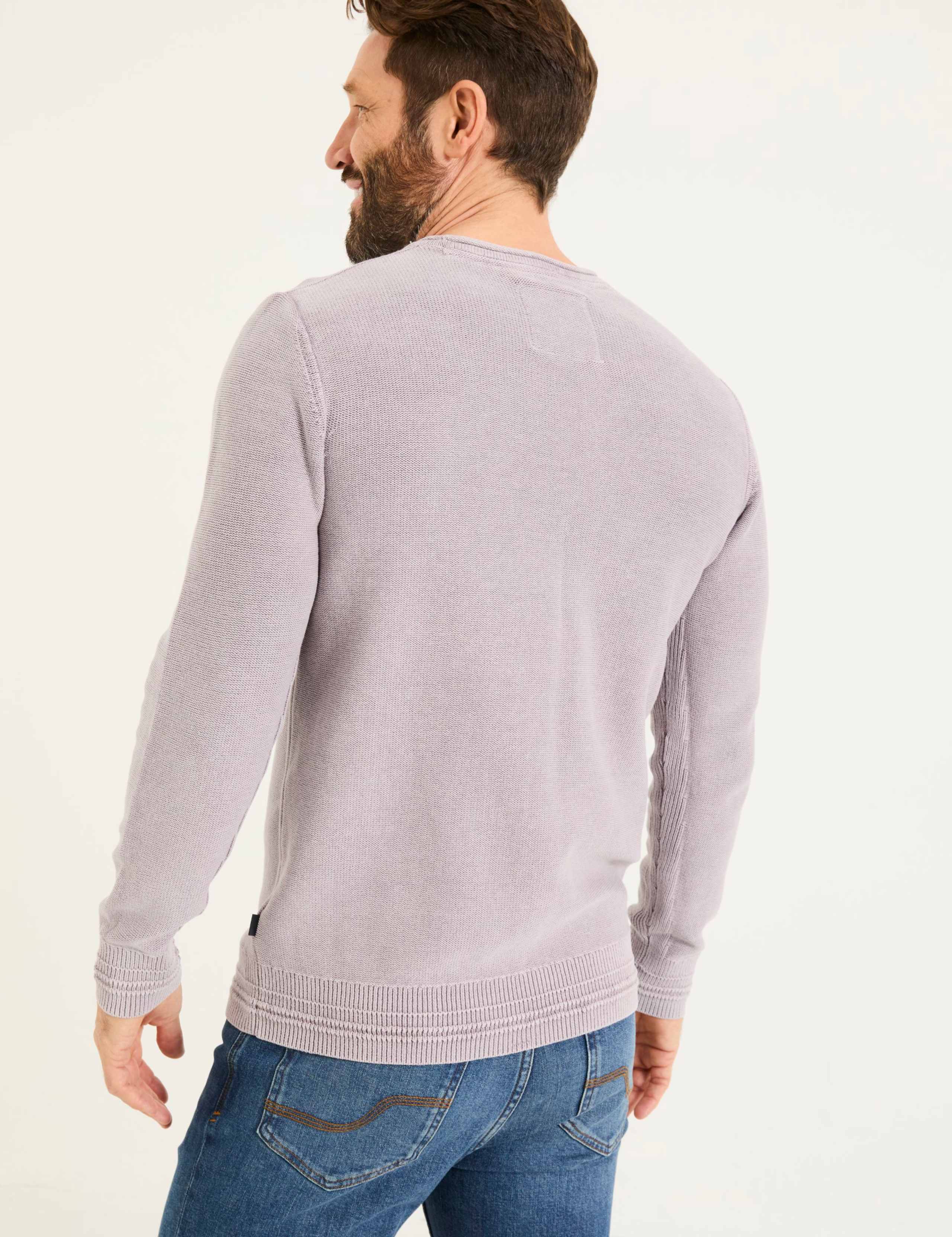 Pure Cotton Crew Neck Jumper 5 of 5