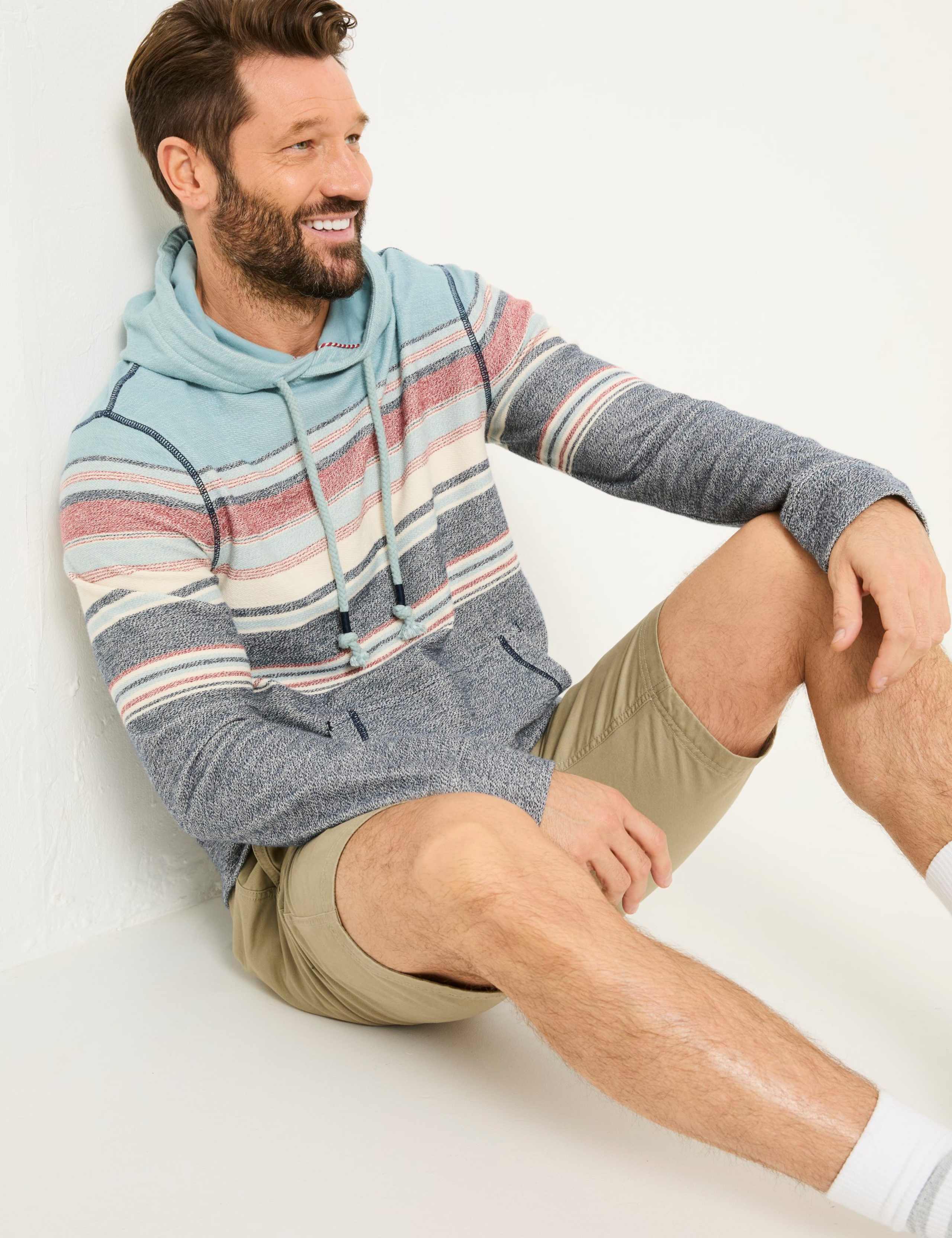 Pure Cotton Striped Hoodie 3 of 5