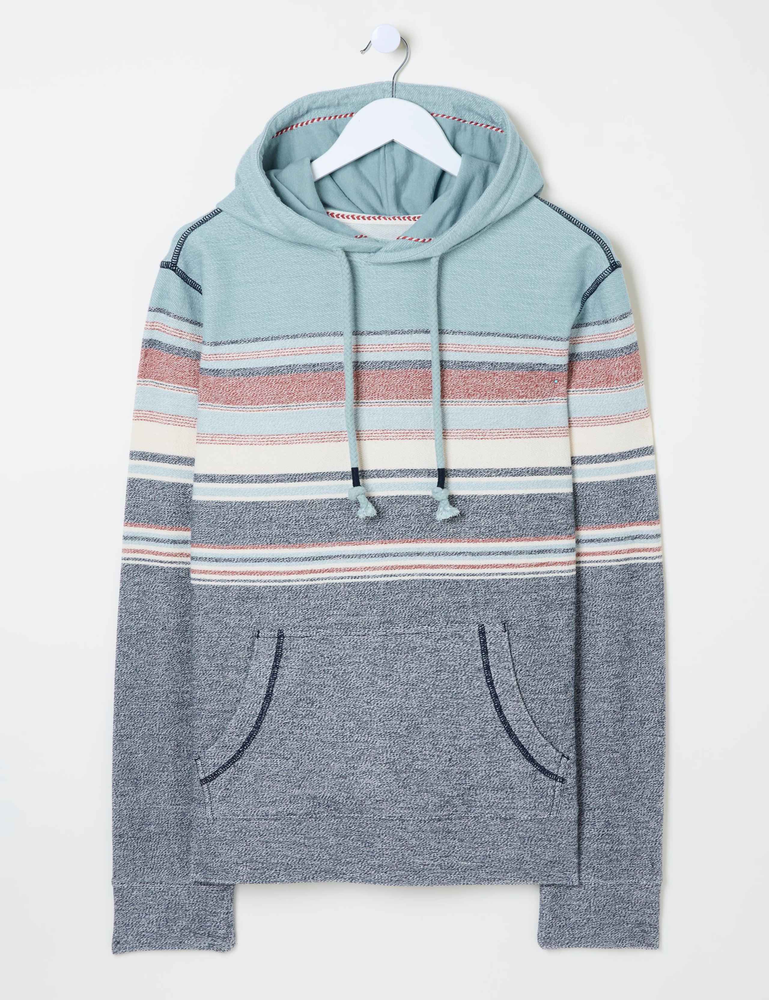 Pure Cotton Striped Hoodie 2 of 5