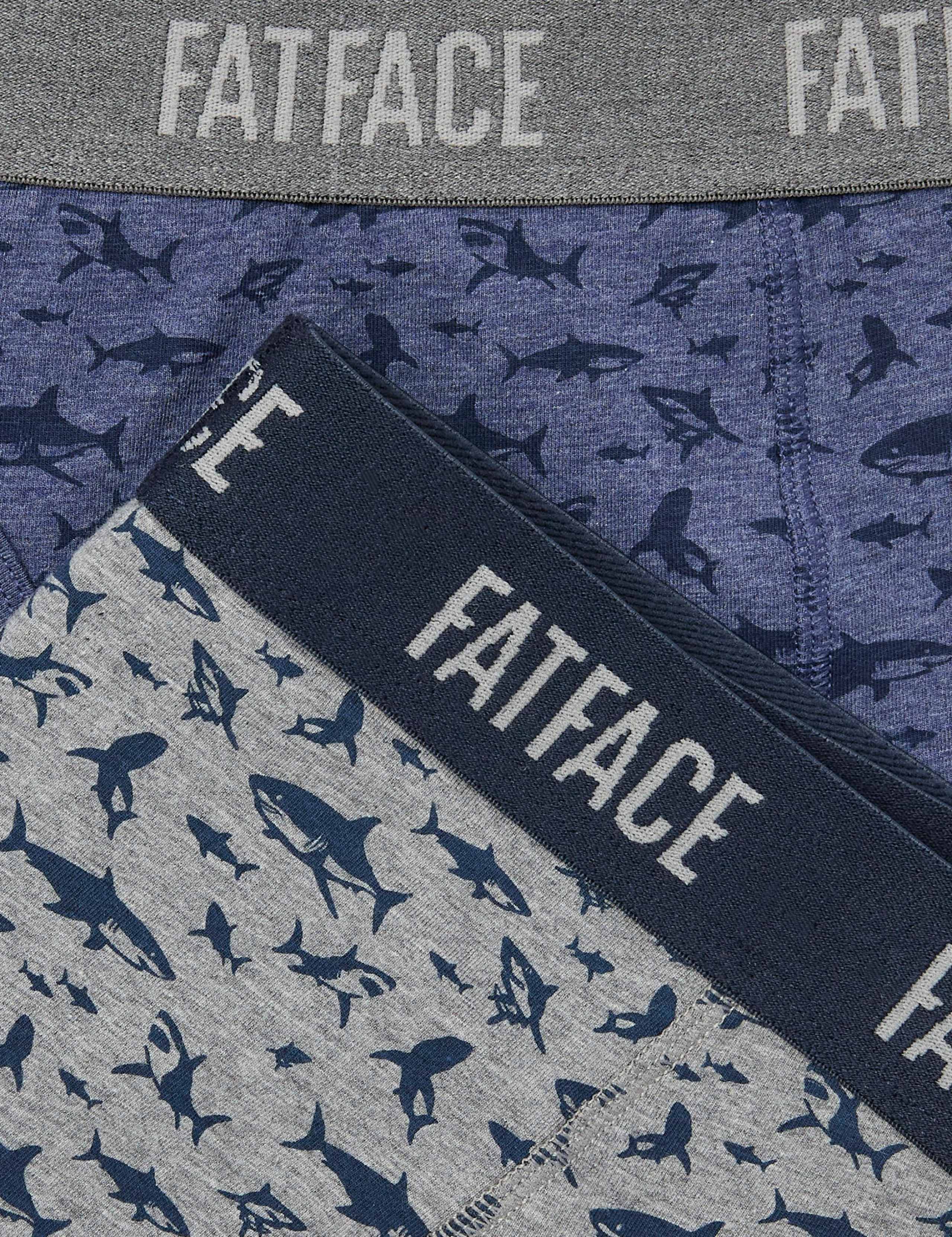 2 Pack Cotton Rich Shark Boxers 2 of 2