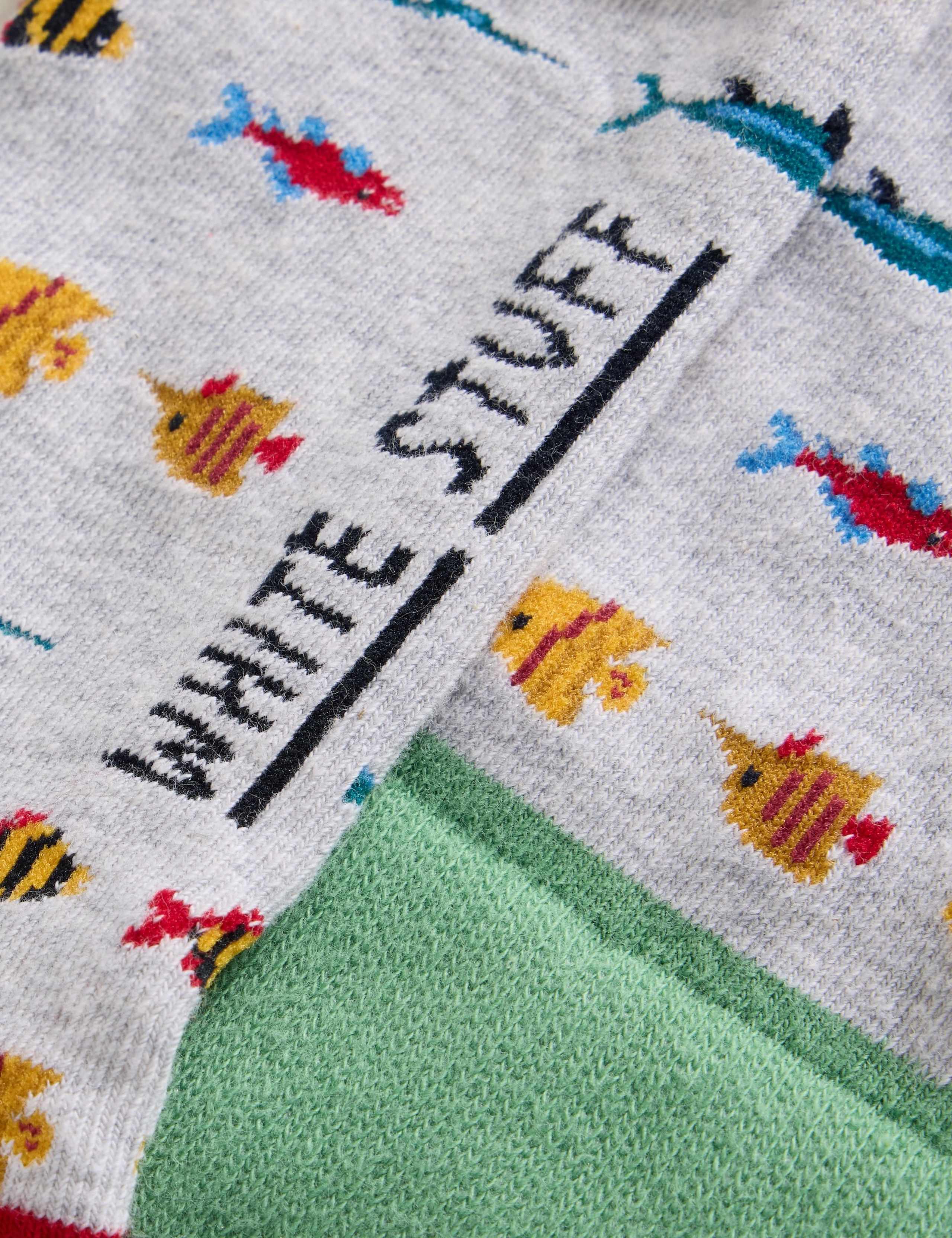 Fish Cotton Rich Socks 2 of 2