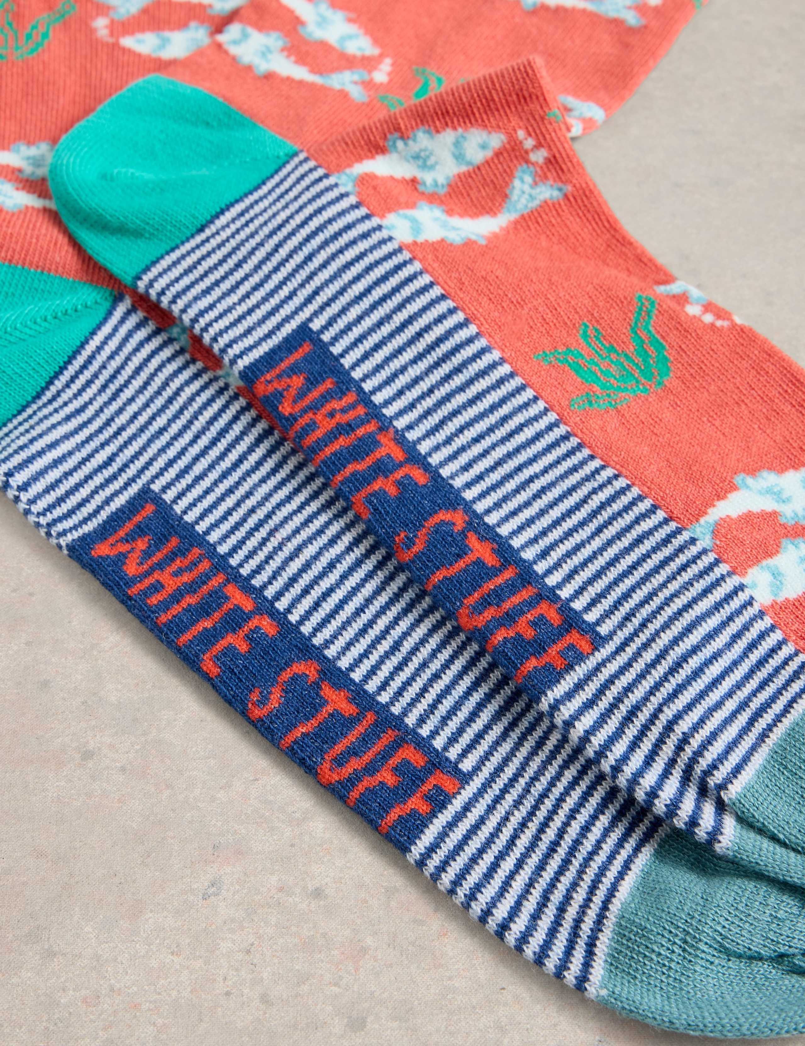 Fish Cotton Rich Socks 2 of 2