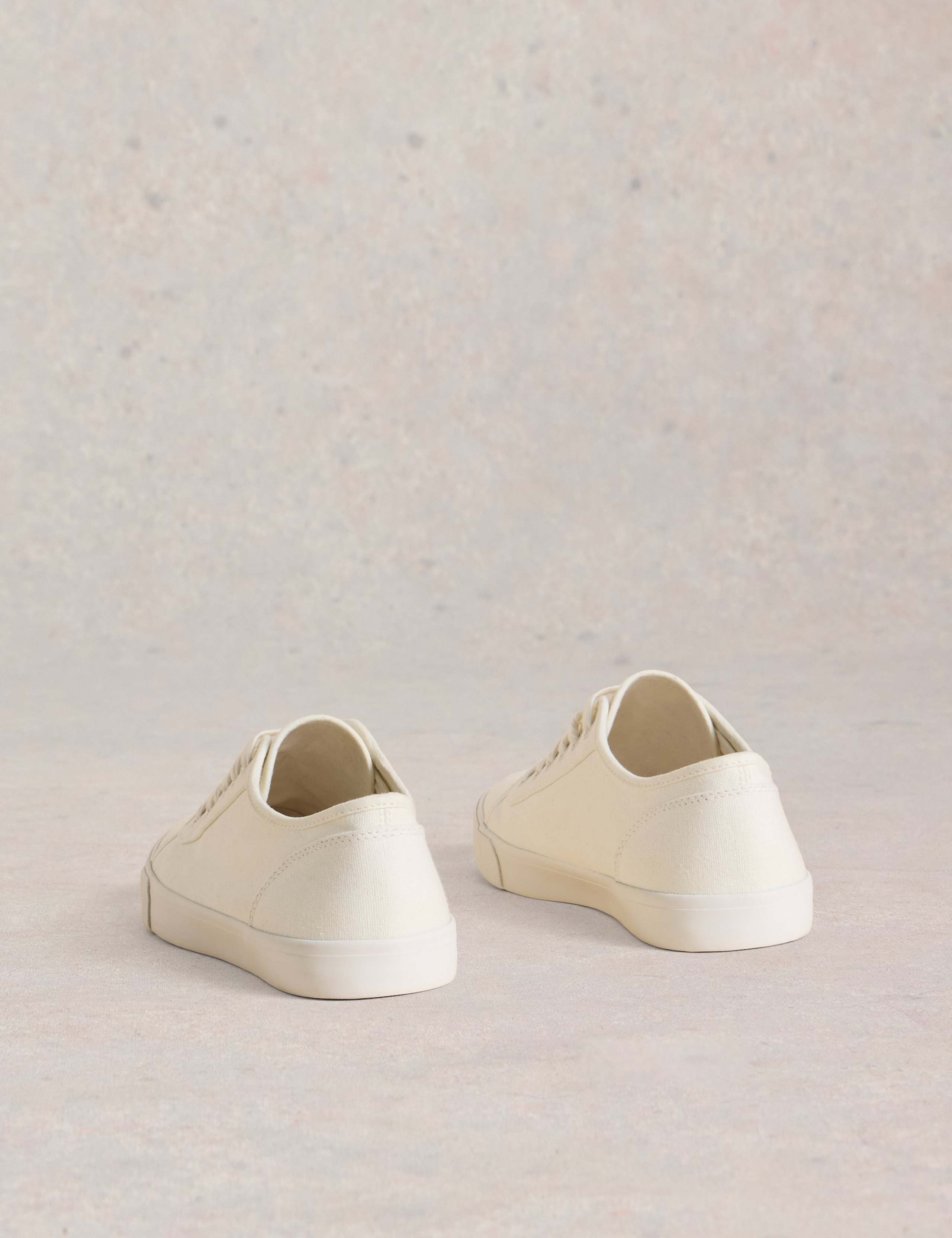 Lace Up Plimsoll Trainers 3 of 4