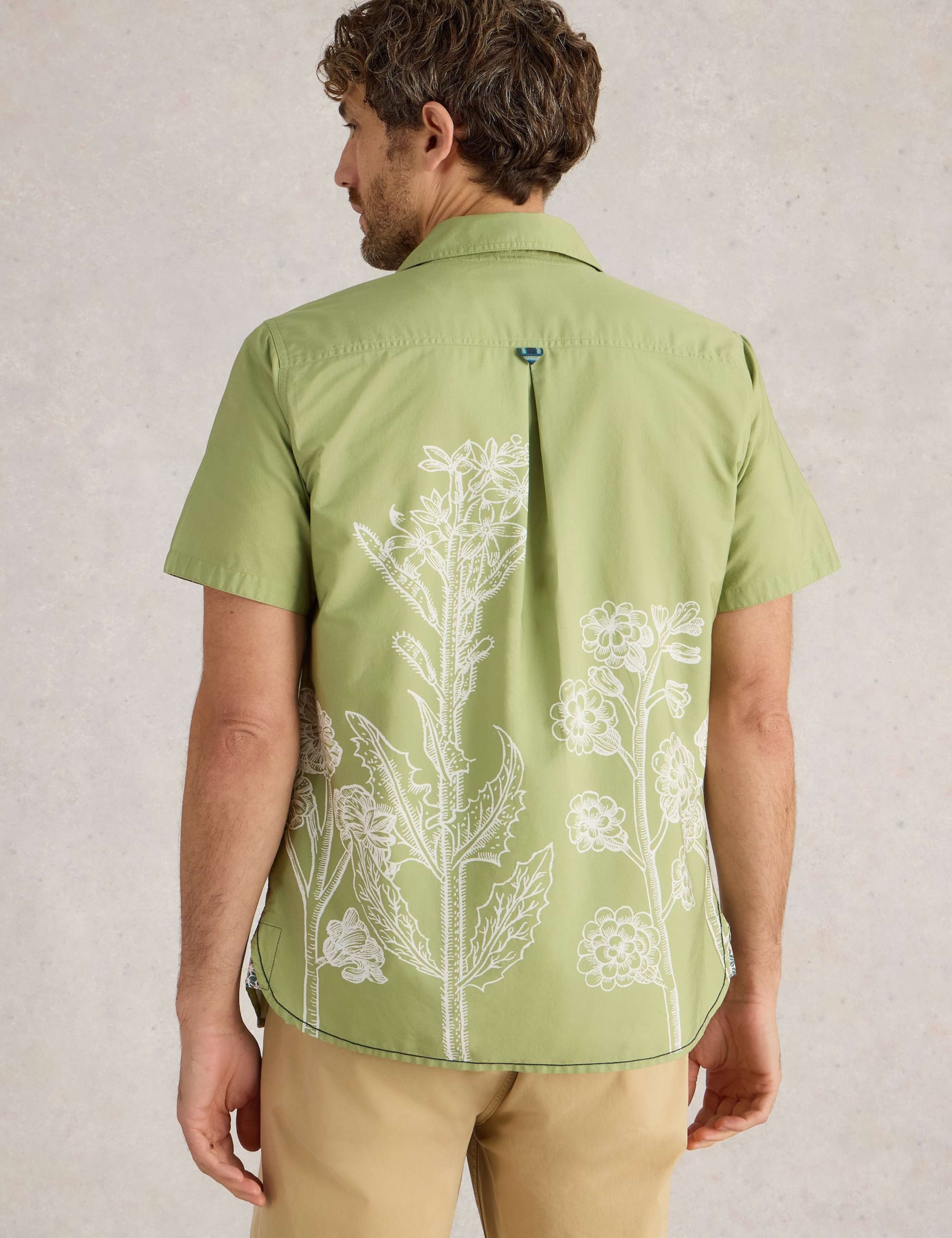 Pure Cotton Floral Shirt 4 of 6