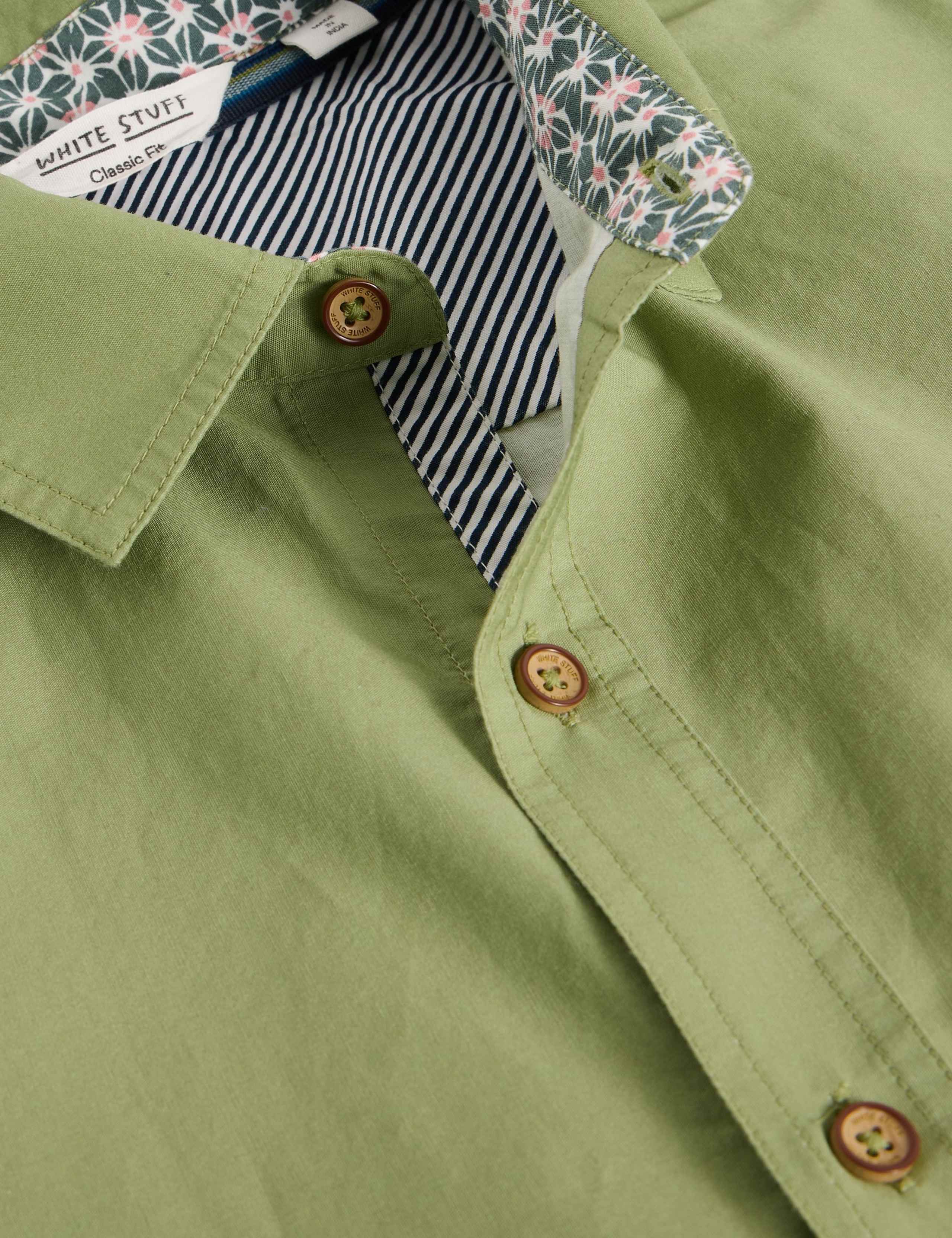 Pure Cotton Floral Shirt 6 of 6