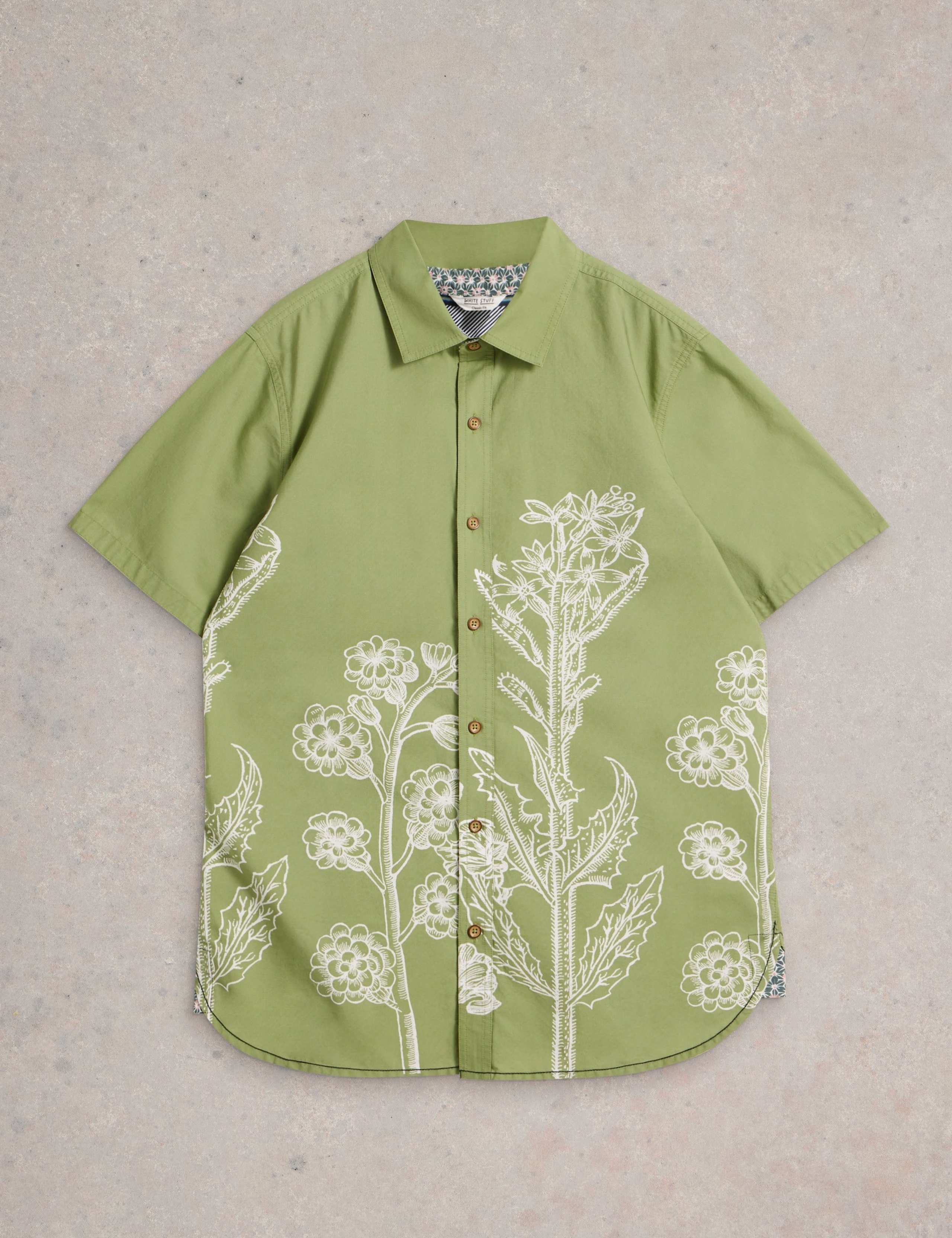 Pure Cotton Floral Shirt 2 of 6