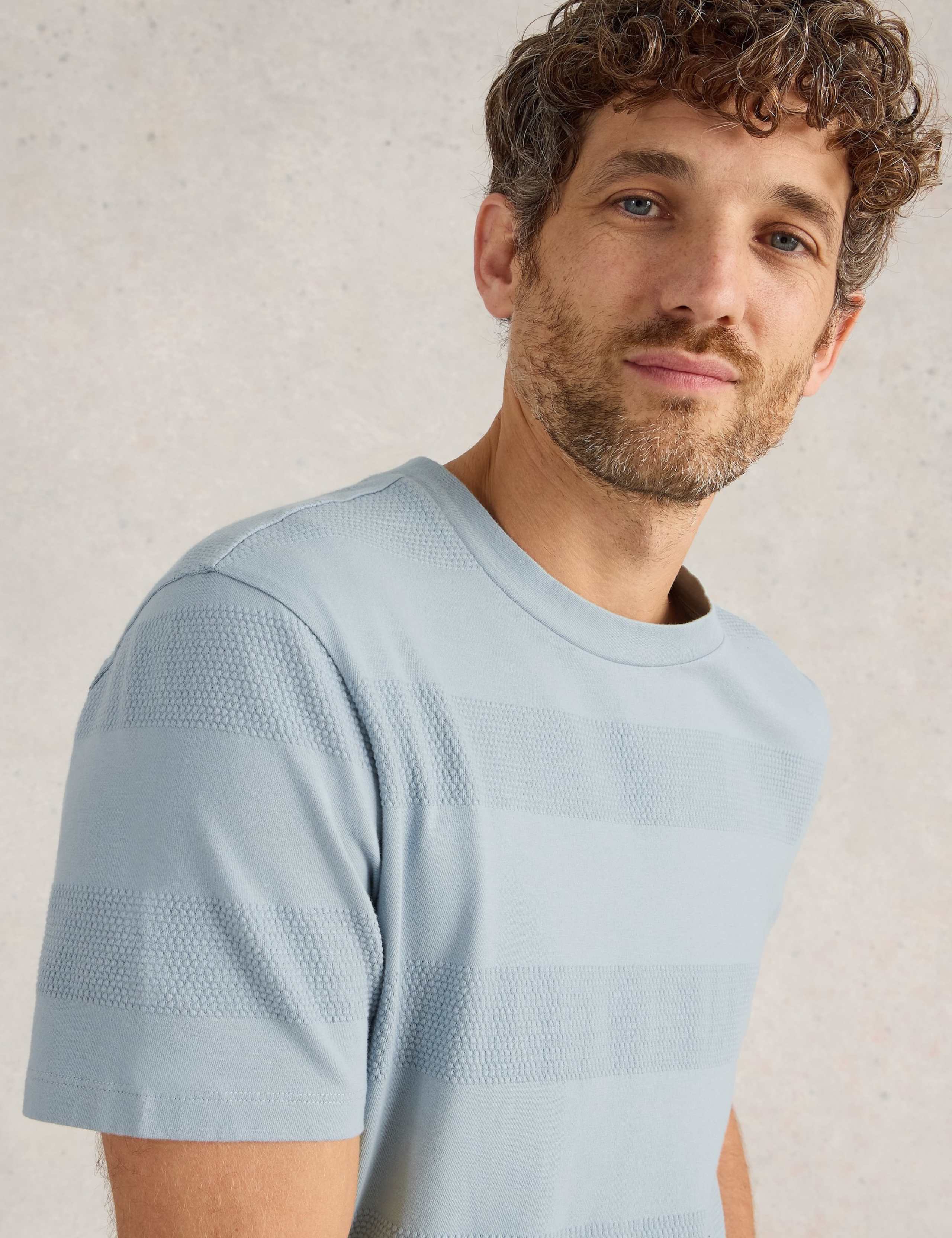 Pure Cotton Striped T-Shirt 5 of 6