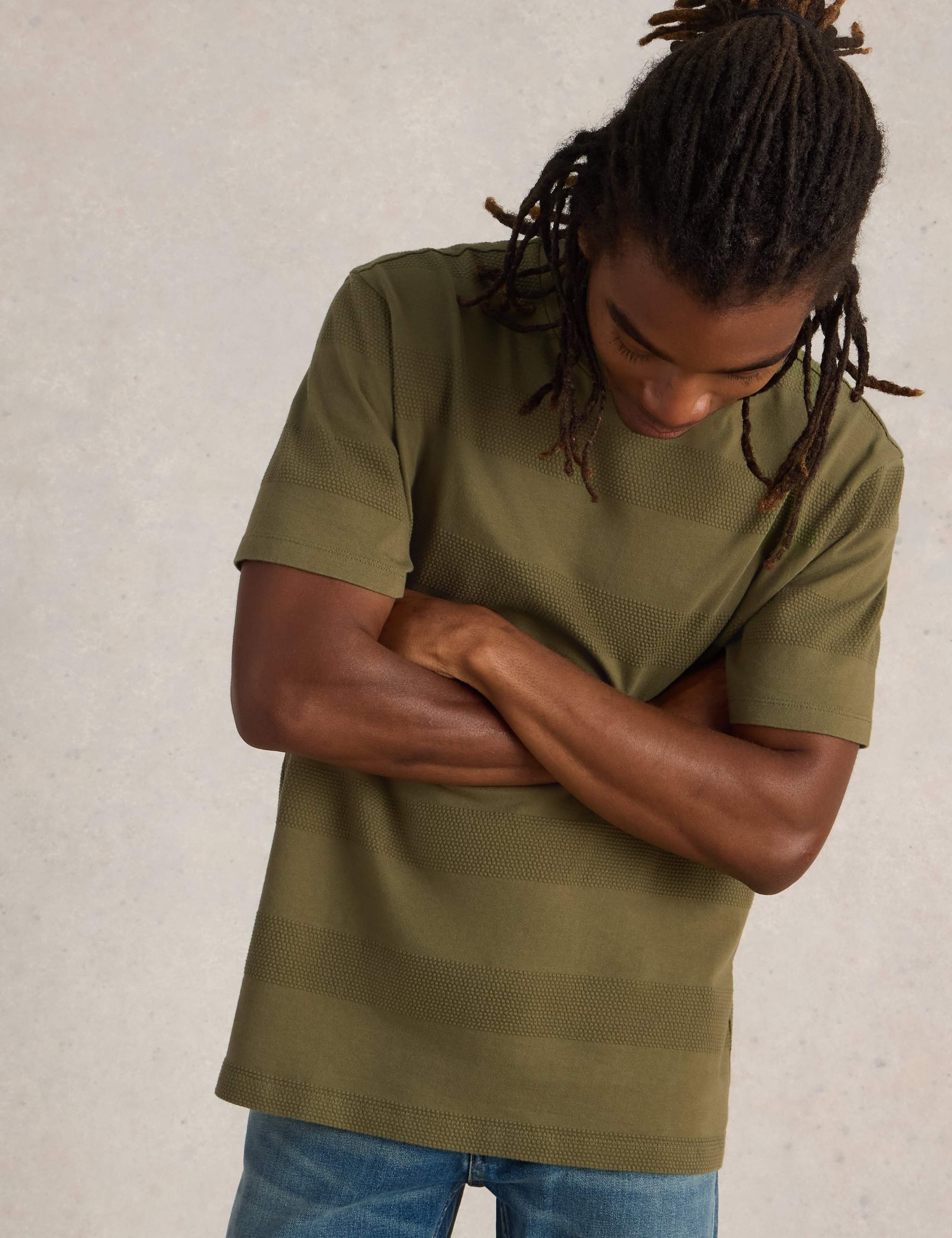 Pure Cotton Striped T-Shirt 5 of 6