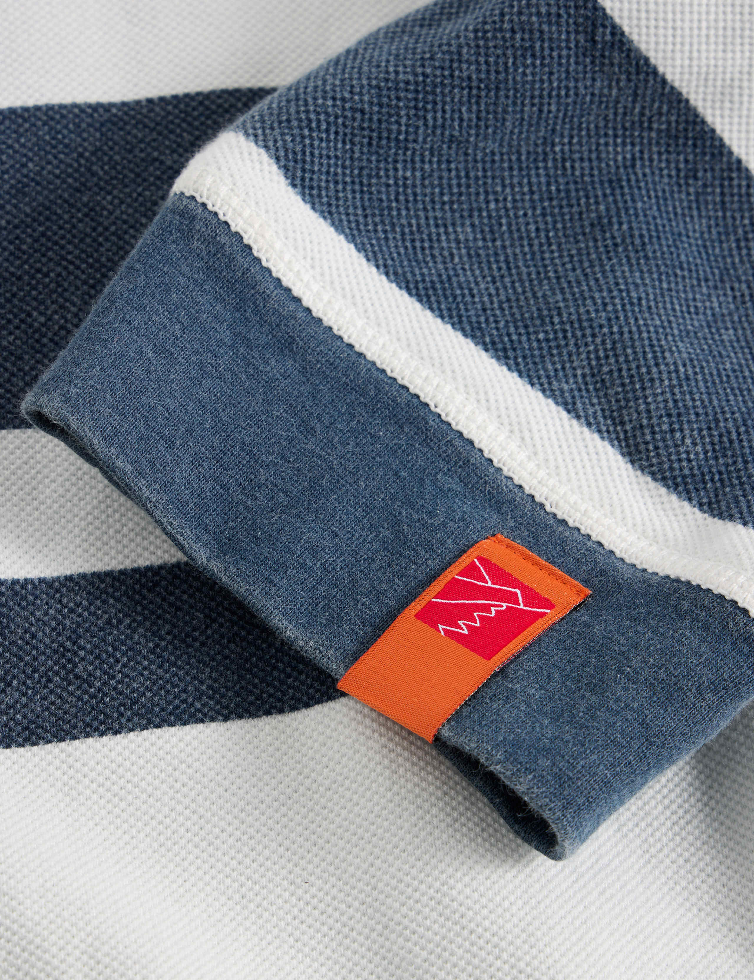 Pure Cotton Striped Half Zip Sweatshirt 7 of 7