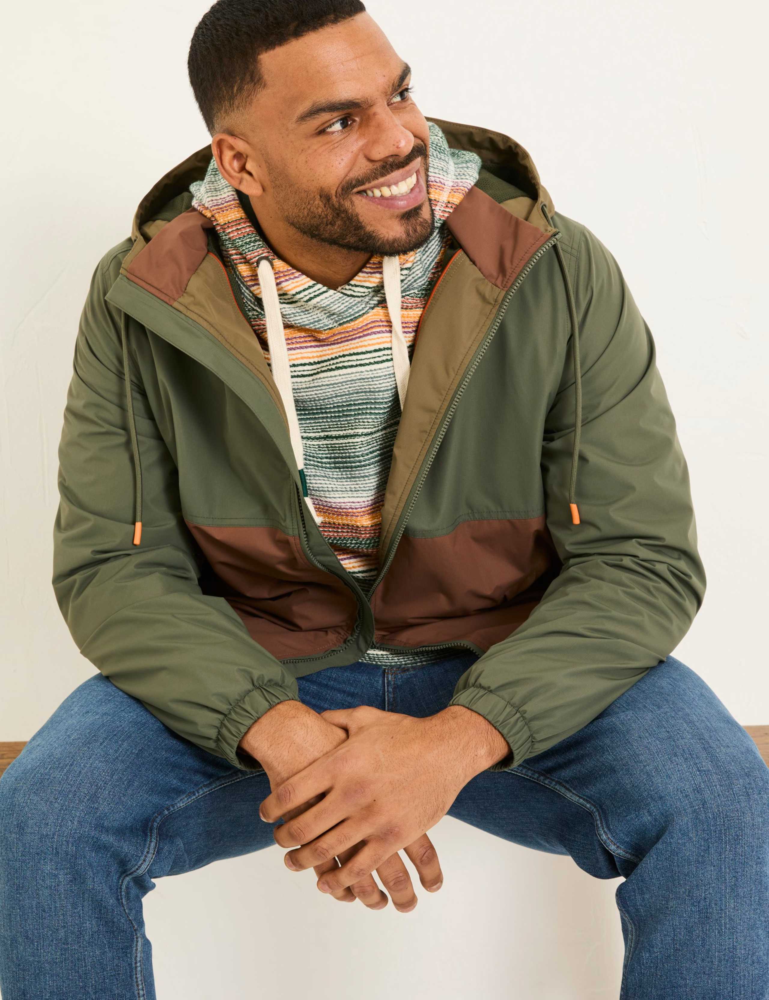 Colour Block Hooded Jacket 4 of 5