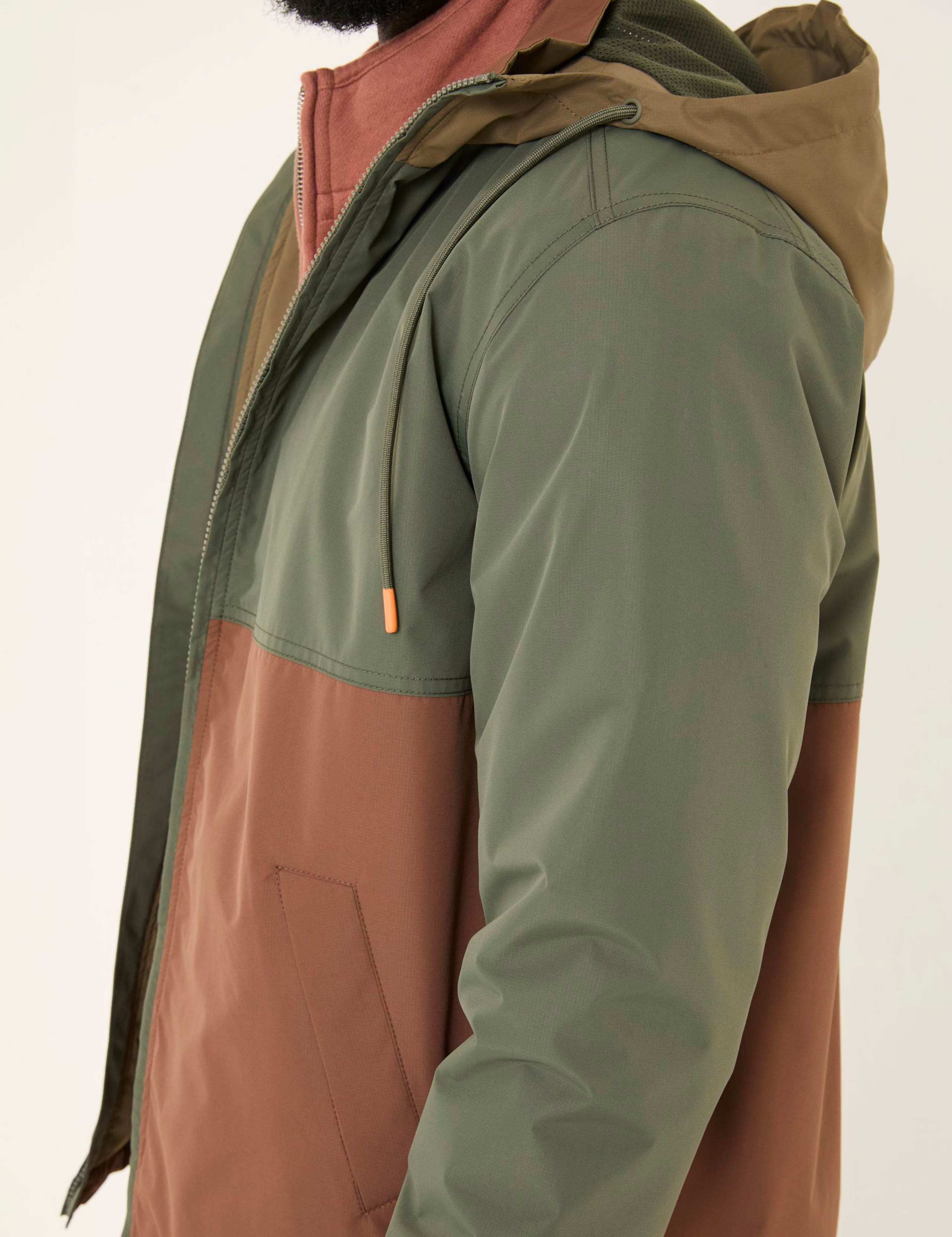 Colour Block Hooded Jacket 5 of 5