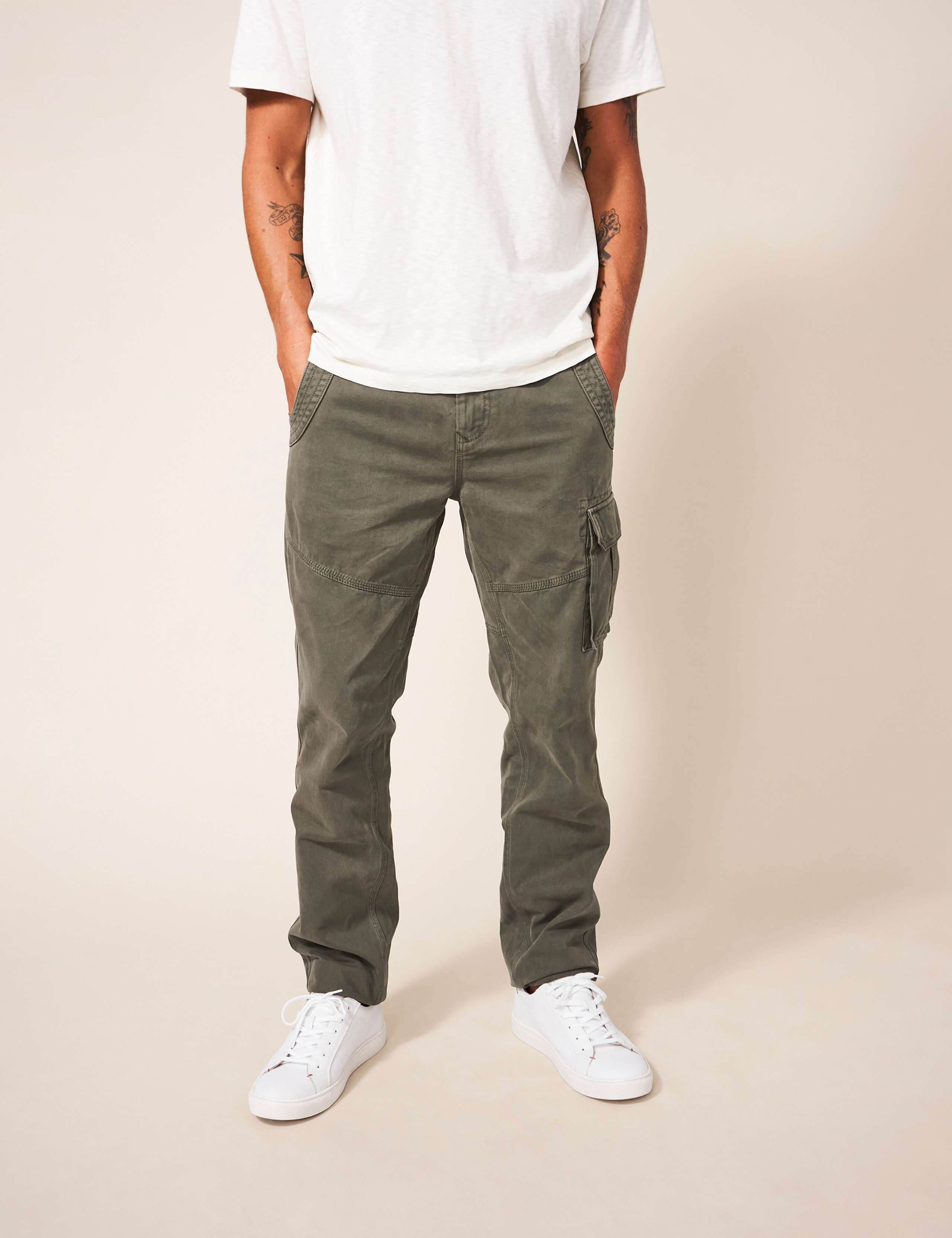Pure Cotton Cargo Trousers 3 of 5