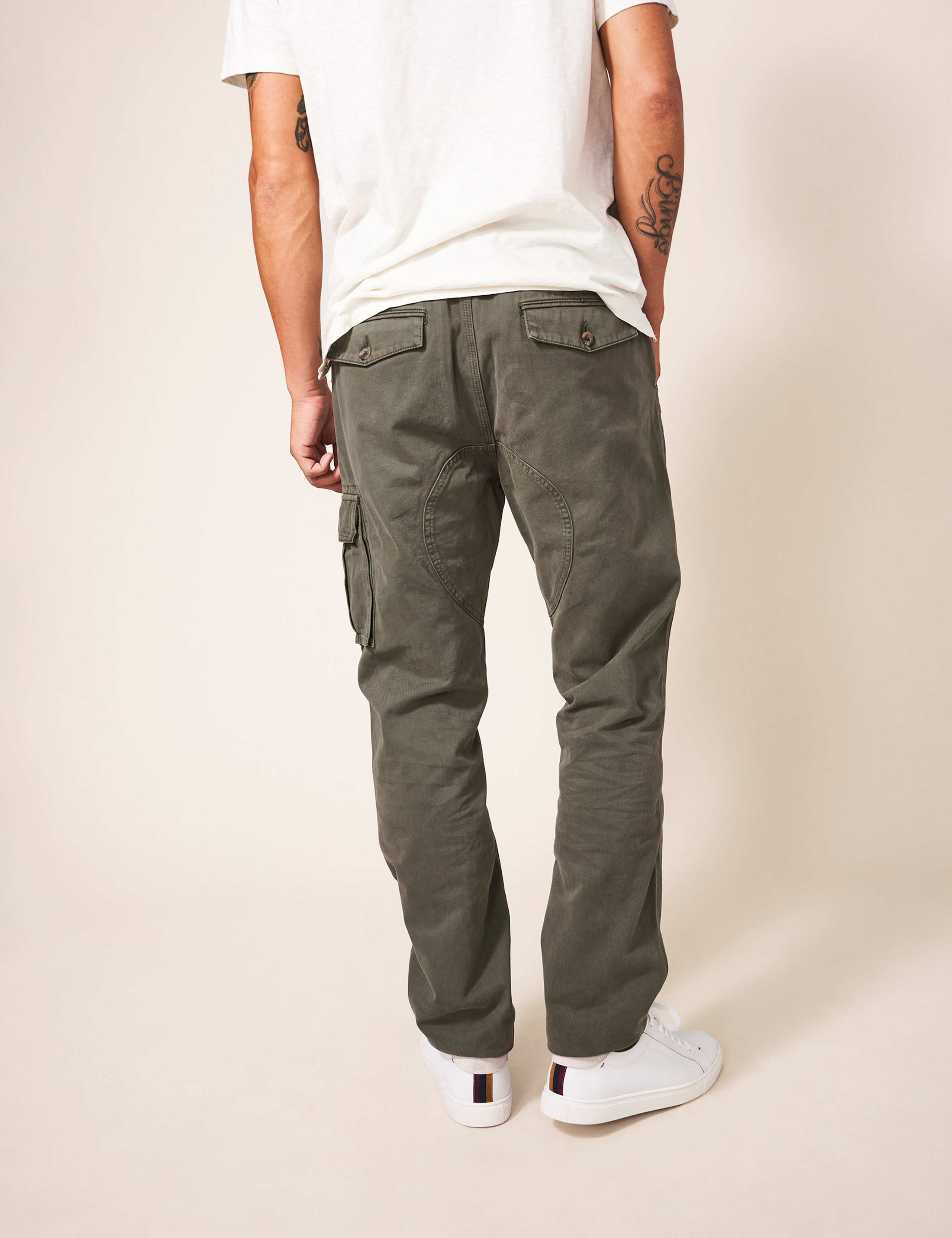 Pure Cotton Cargo Trousers 4 of 5