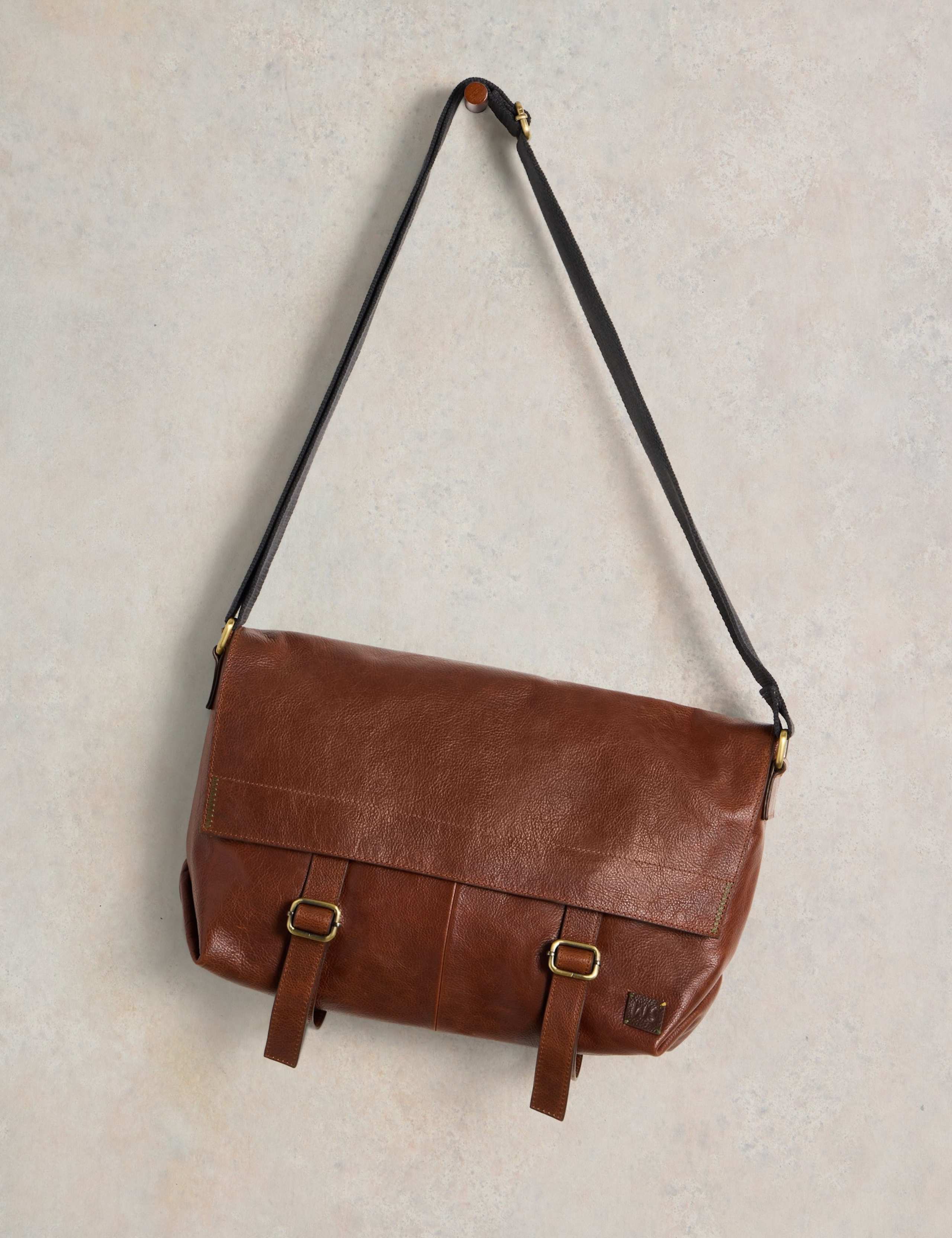 Leather Messenger Bag 2 of 4