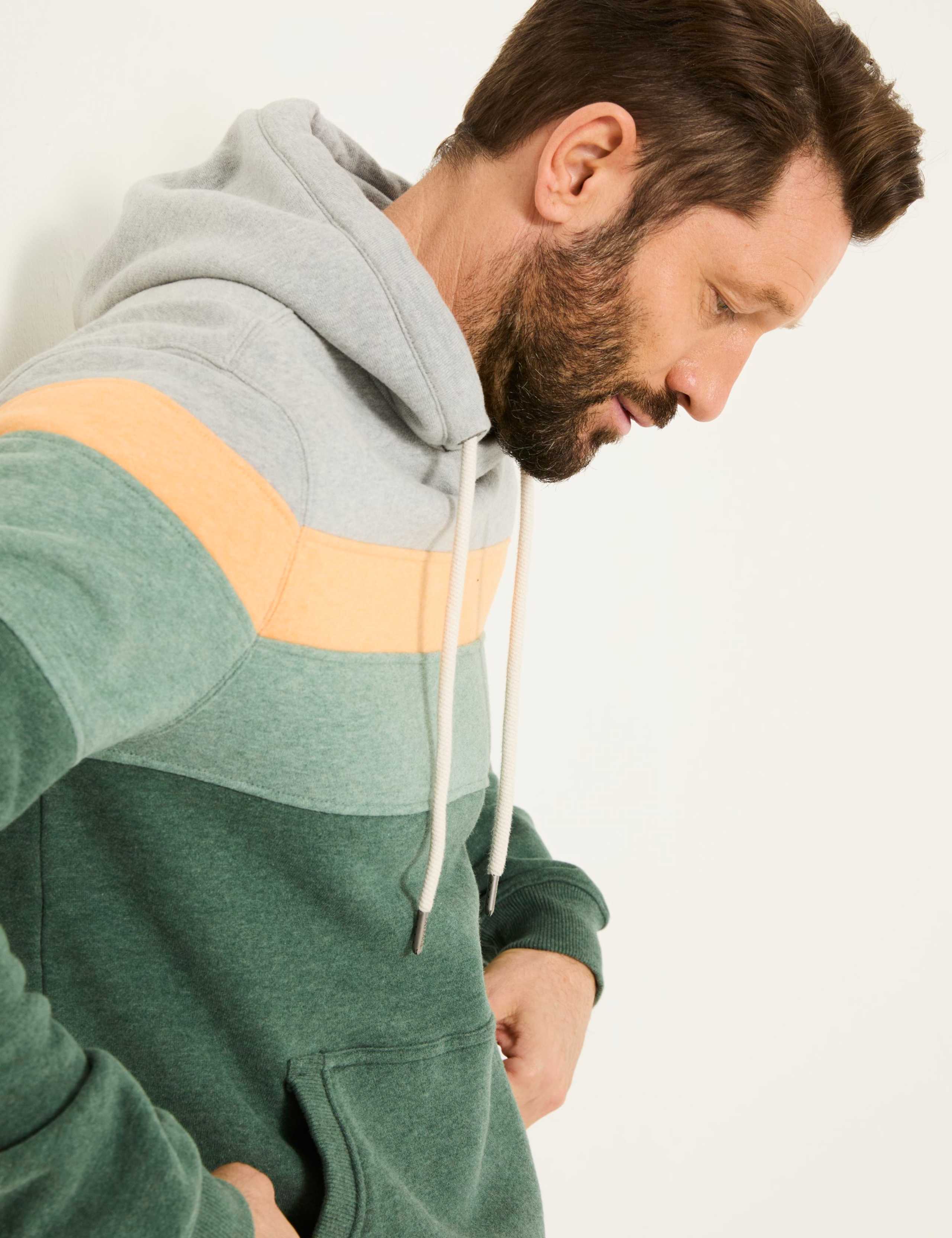 Pure Cotton Colour Block Hoodie 5 of 5