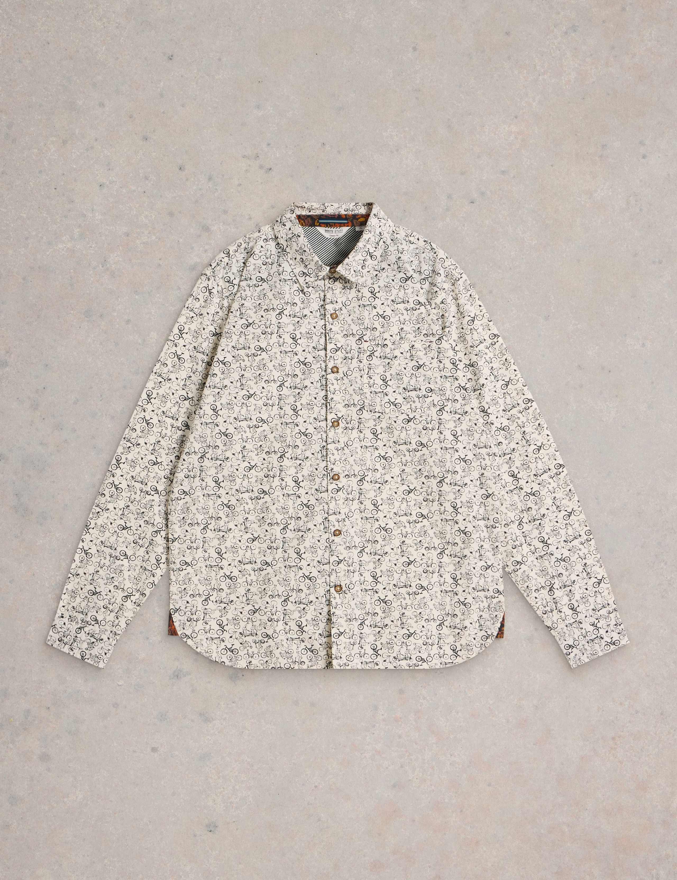 Pure Cotton Bike Print Shirt 2 of 6