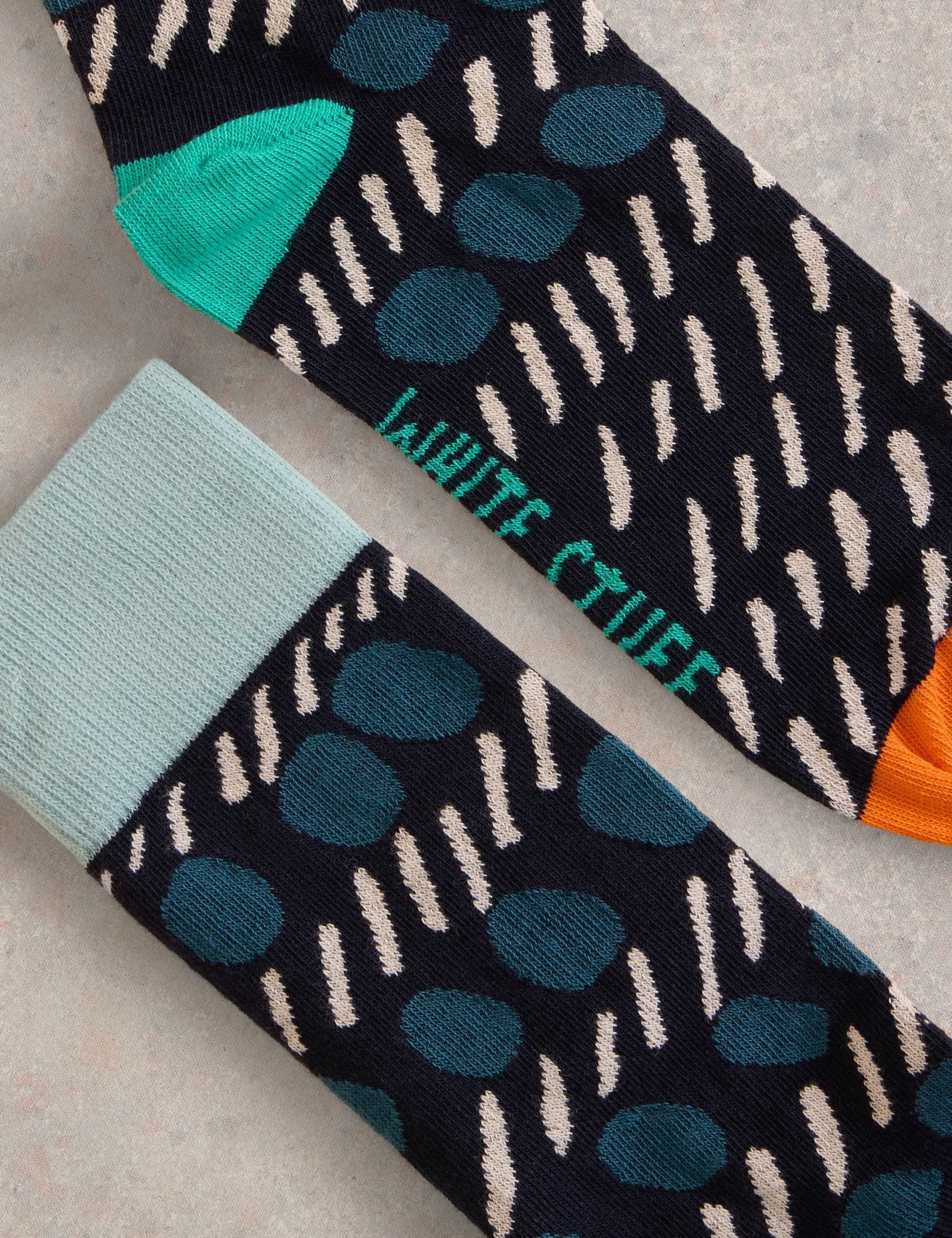 Patterned Novelty Cotton Rich Socks 2 of 2