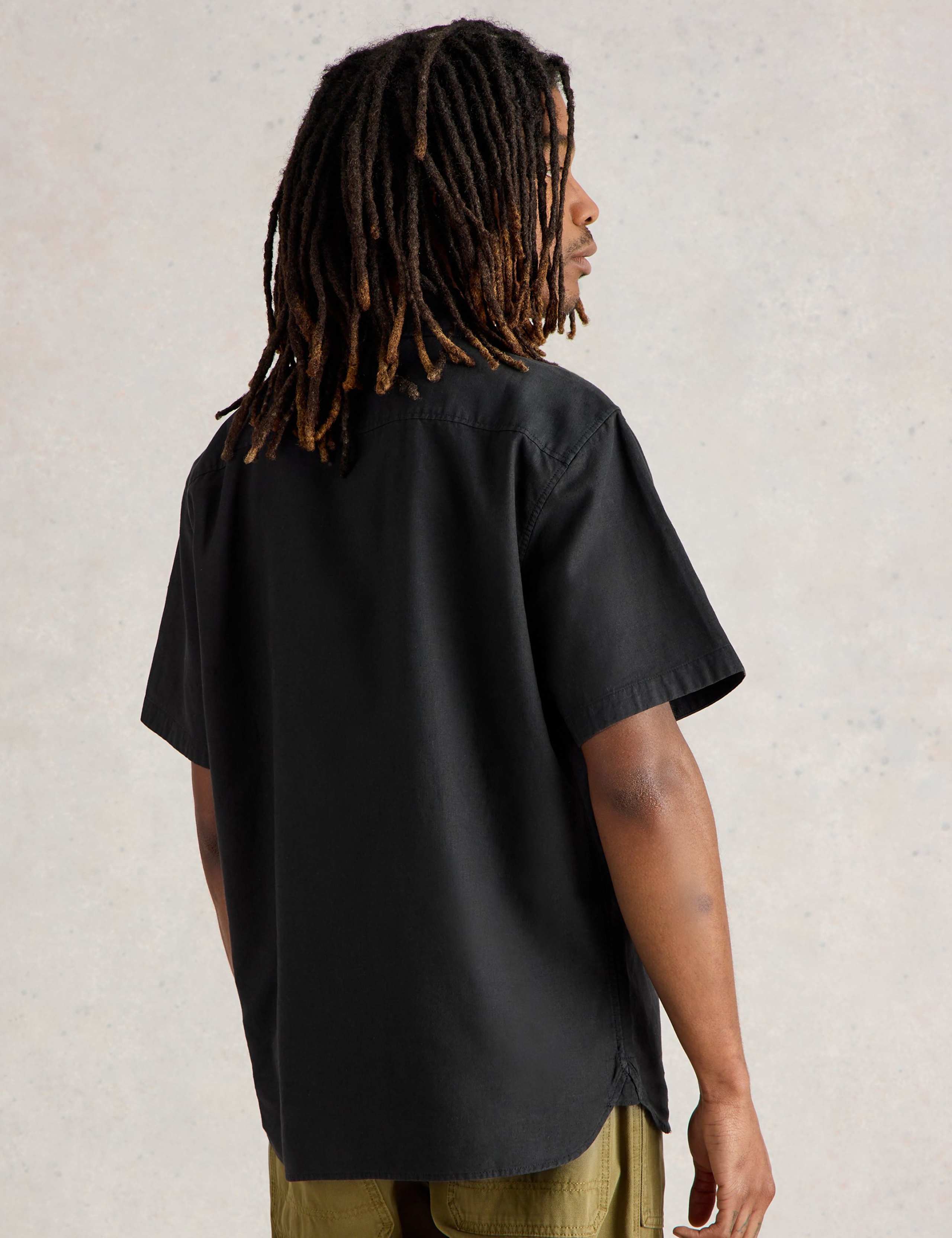 Linen Blend Short Sleeve Shirt 4 of 6