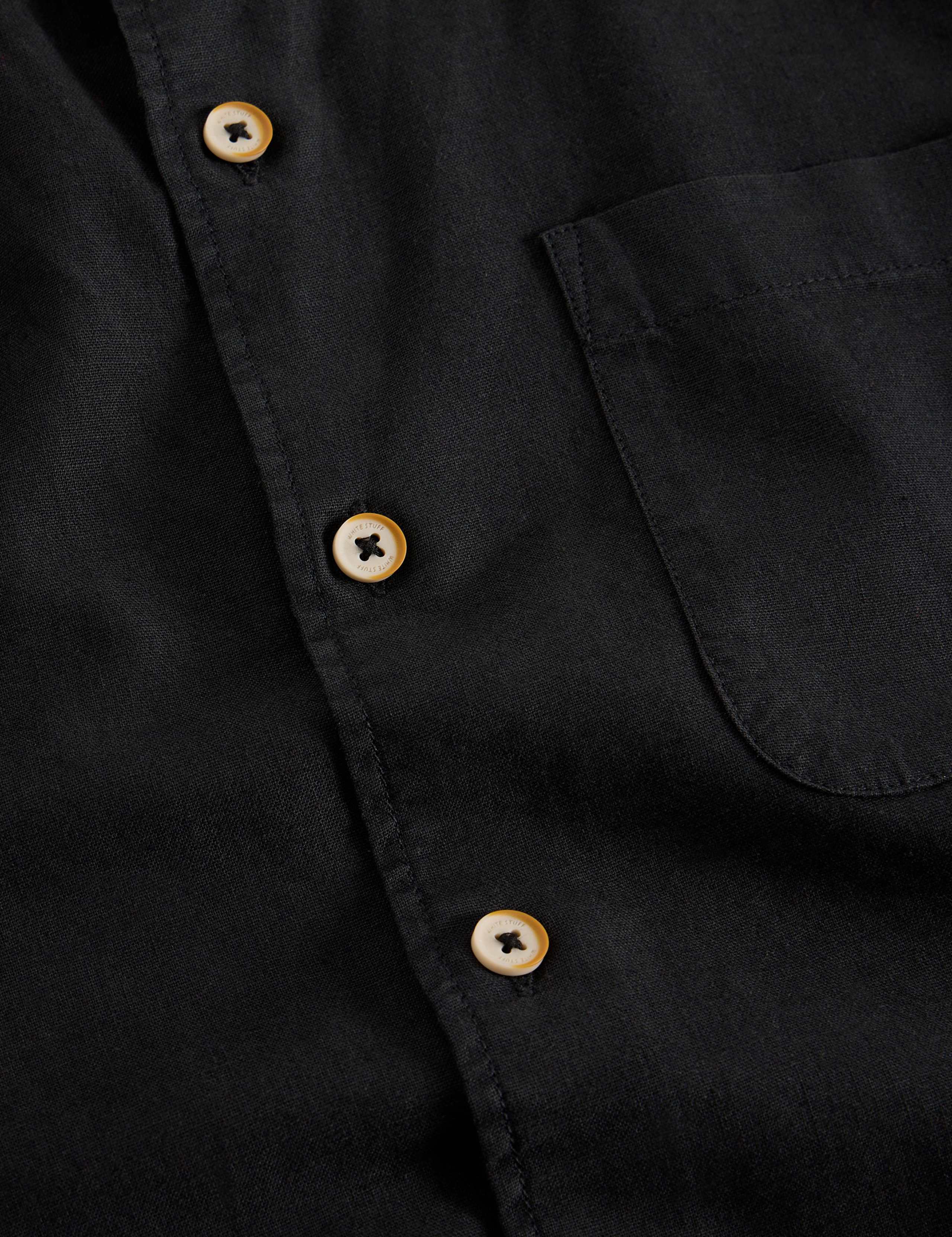 Linen Blend Short Sleeve Shirt 6 of 6
