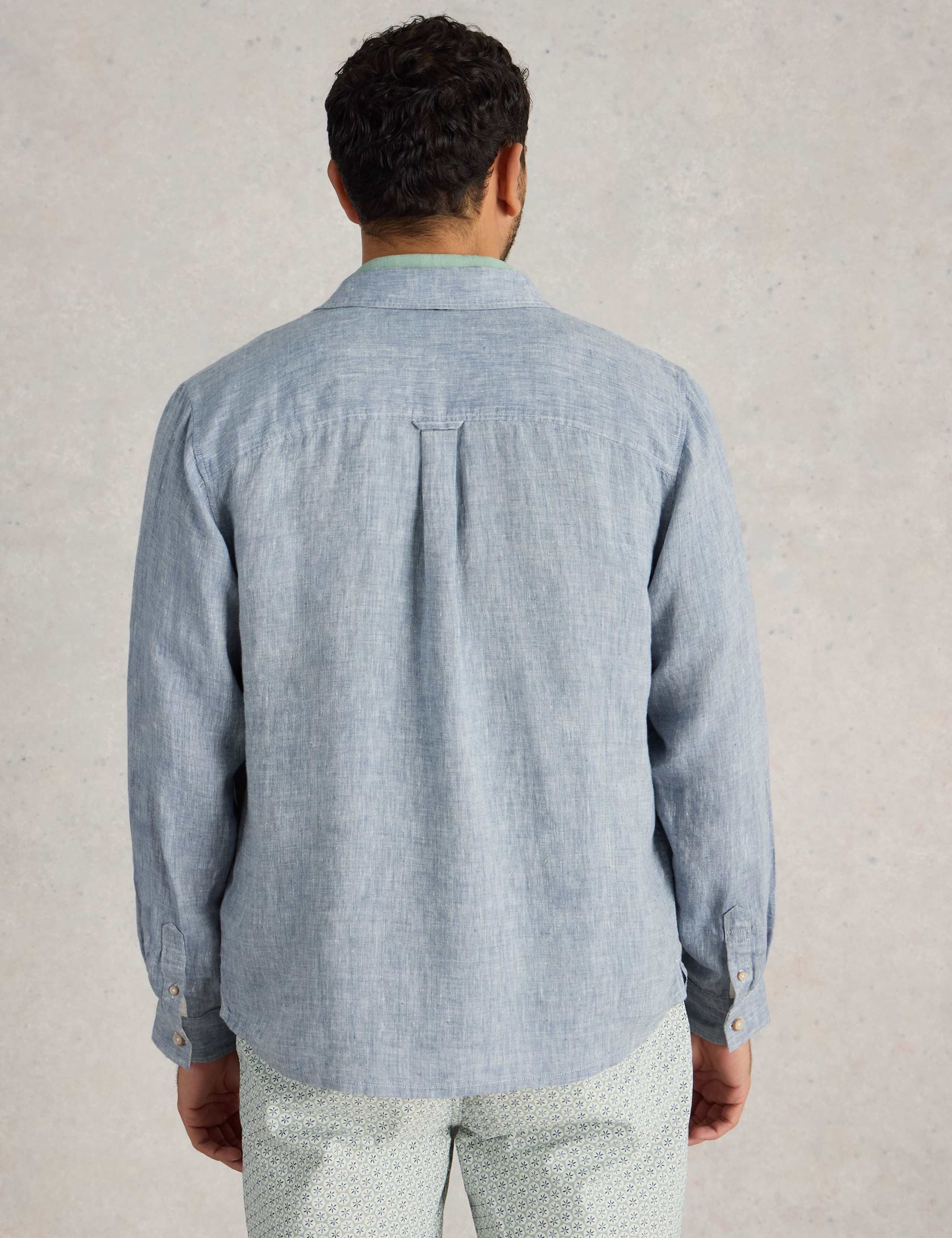 Regular Fit Pure Linen Shirt 4 of 6