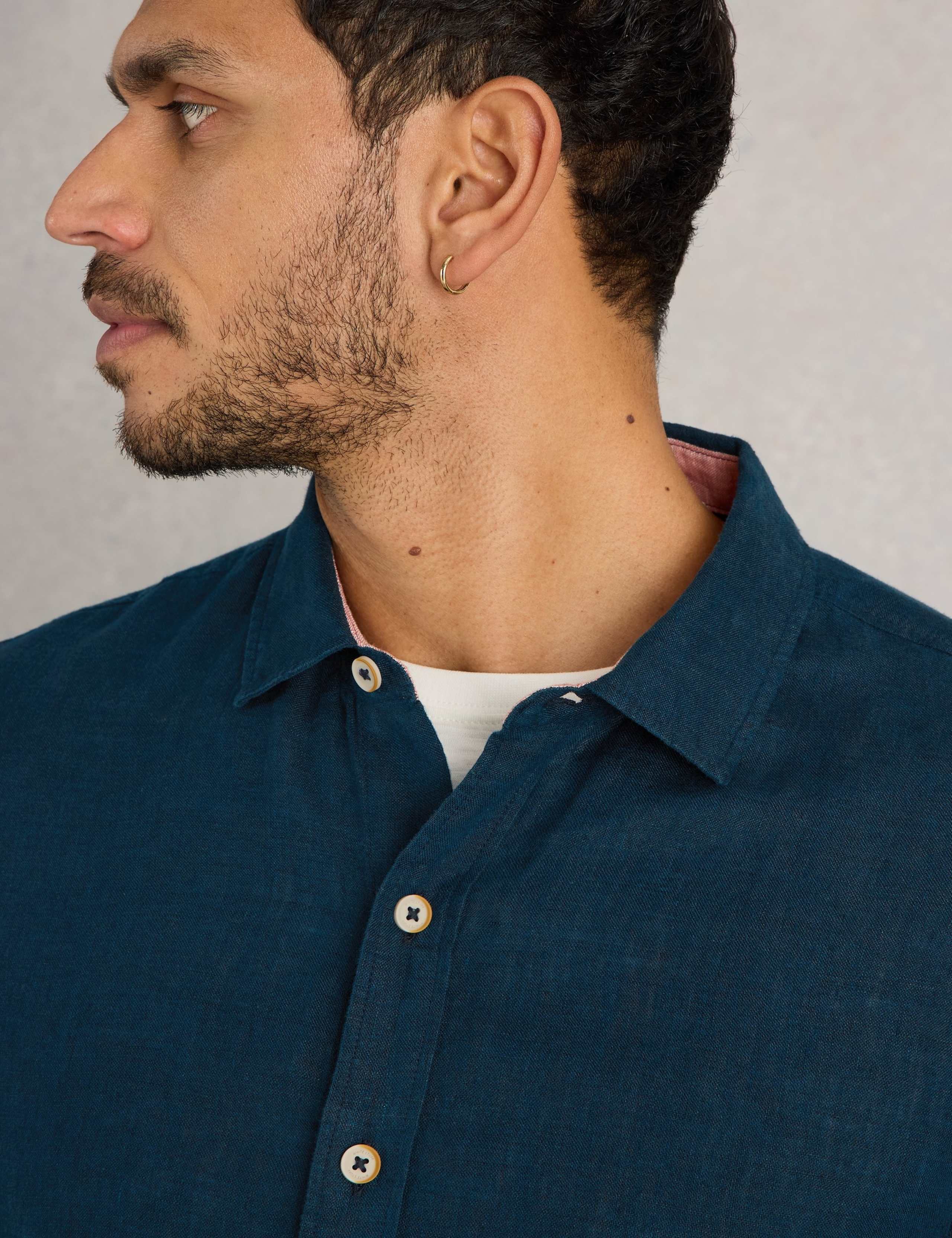 Regular Fit Pure Linen Shirt 5 of 6