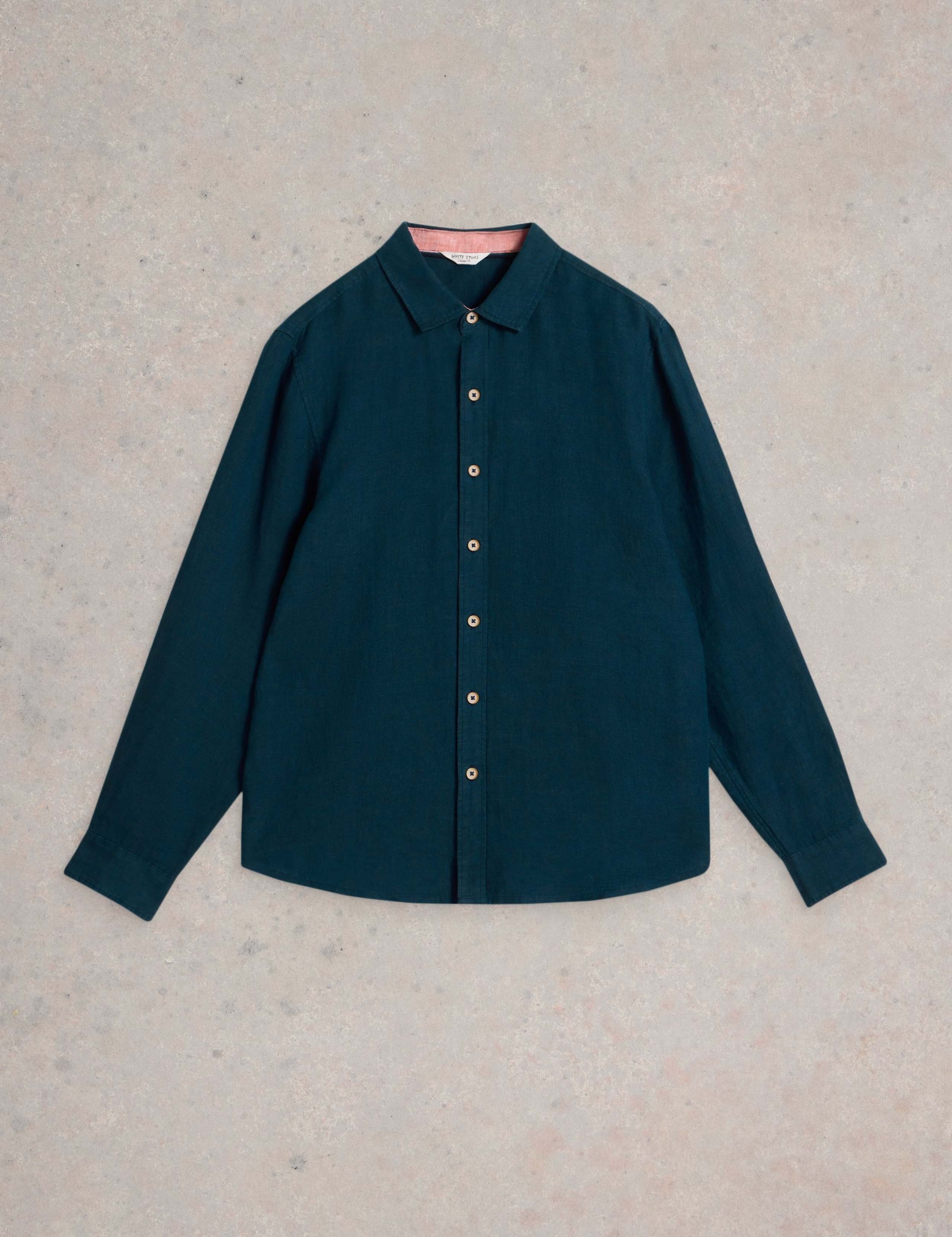 Regular Fit Pure Linen Shirt 2 of 6