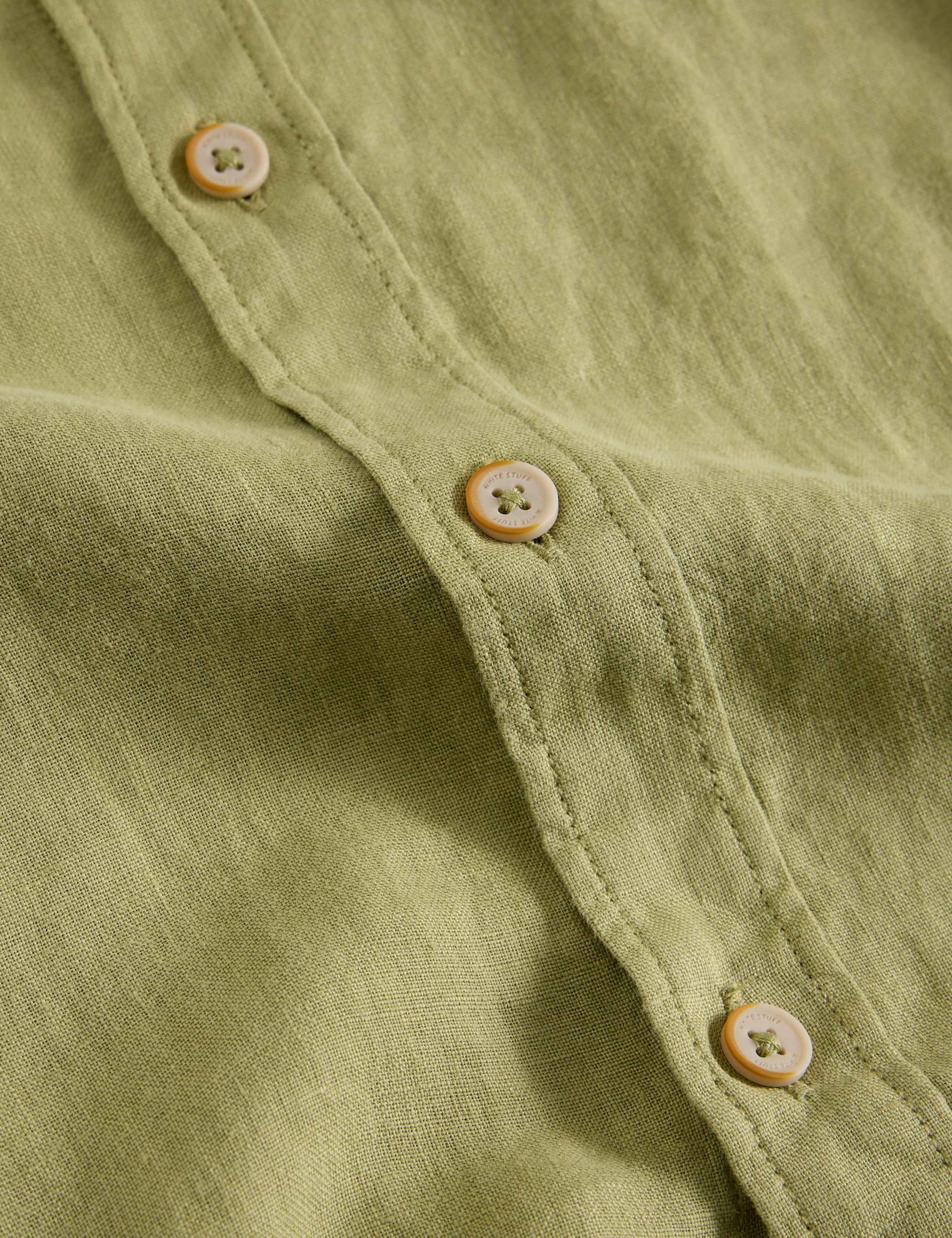 Regular Fit Pure Linen Shirt 2 of 2