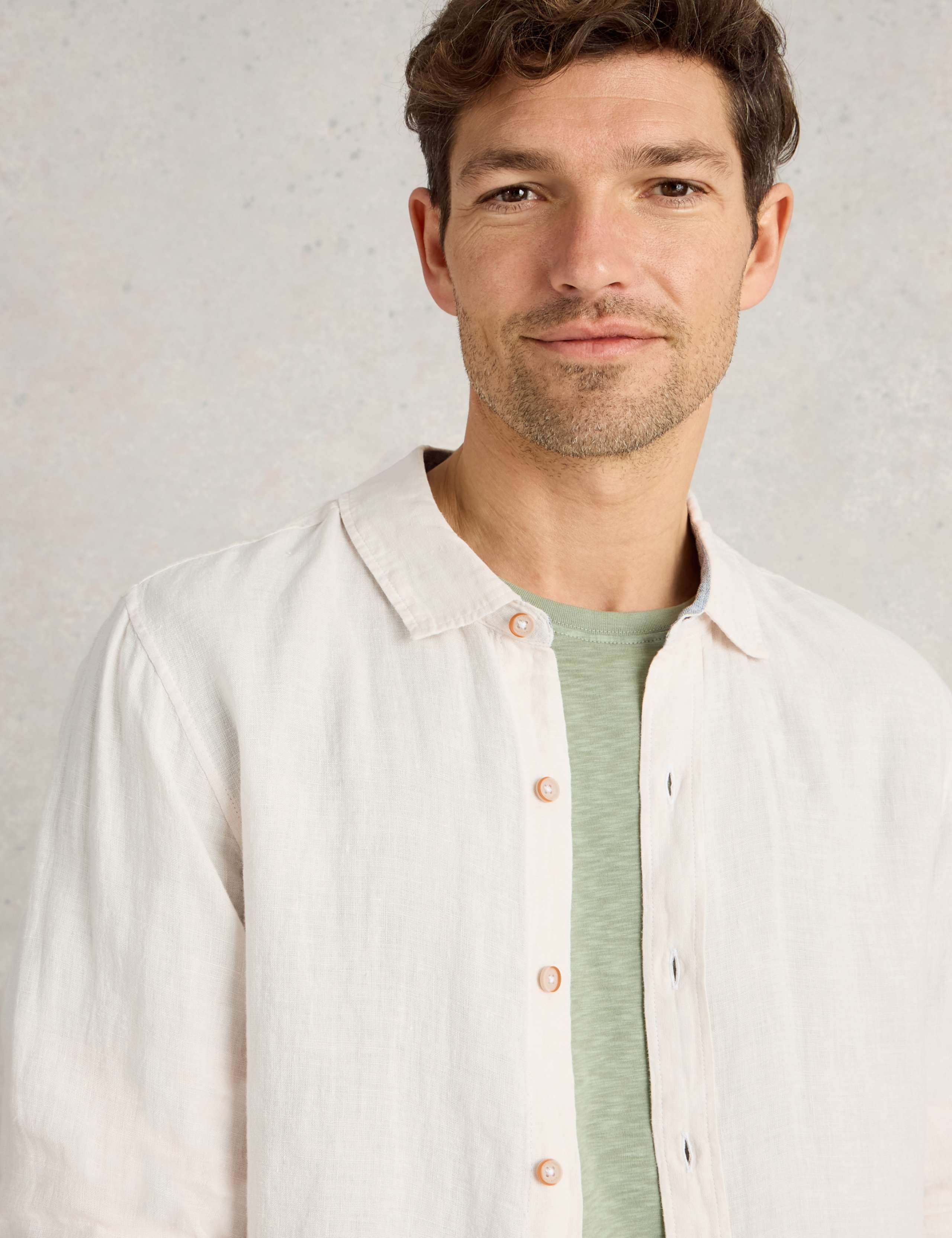 Regular Fit Pure Linen Shirt 5 of 6