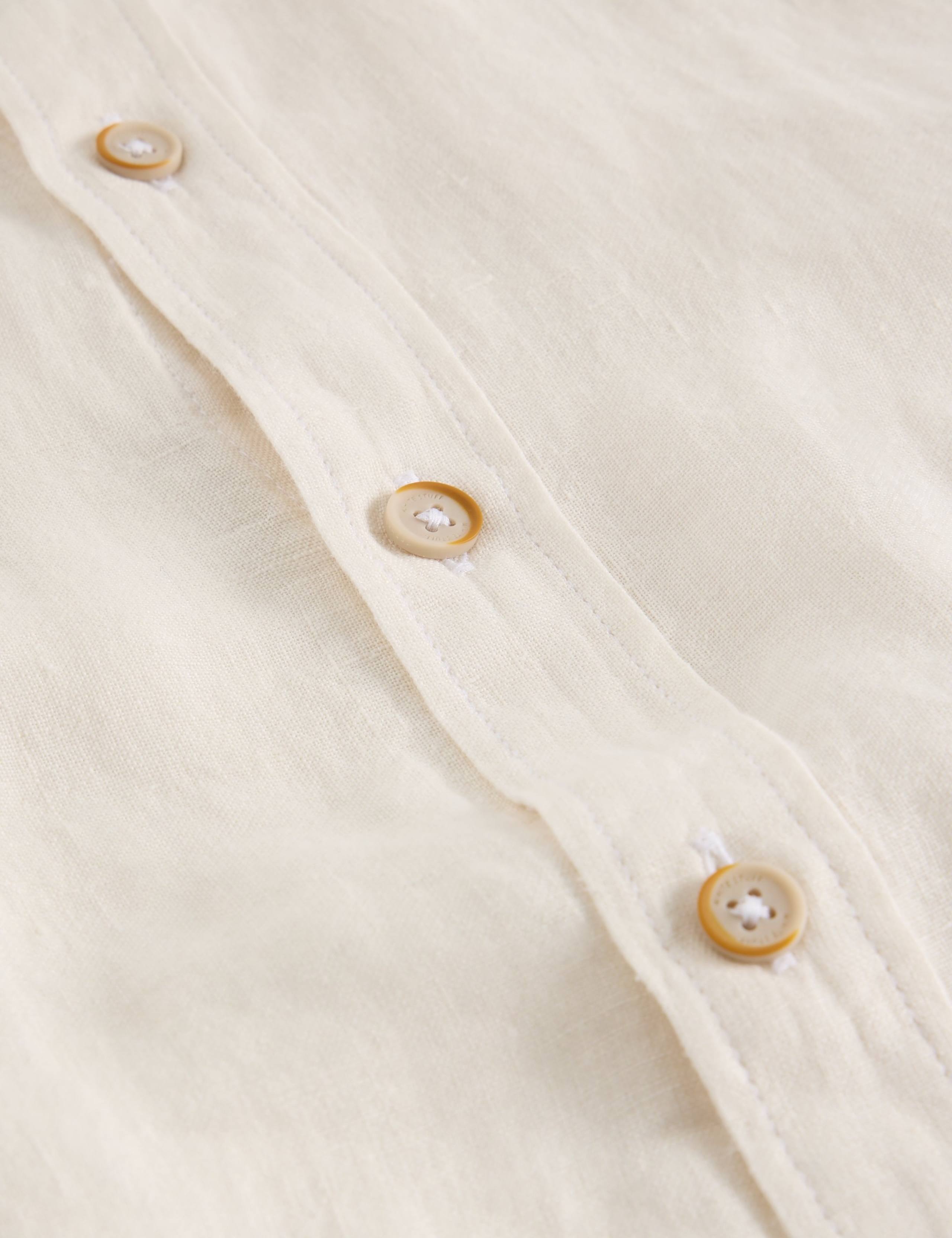 Regular Fit Pure Linen Shirt 6 of 6