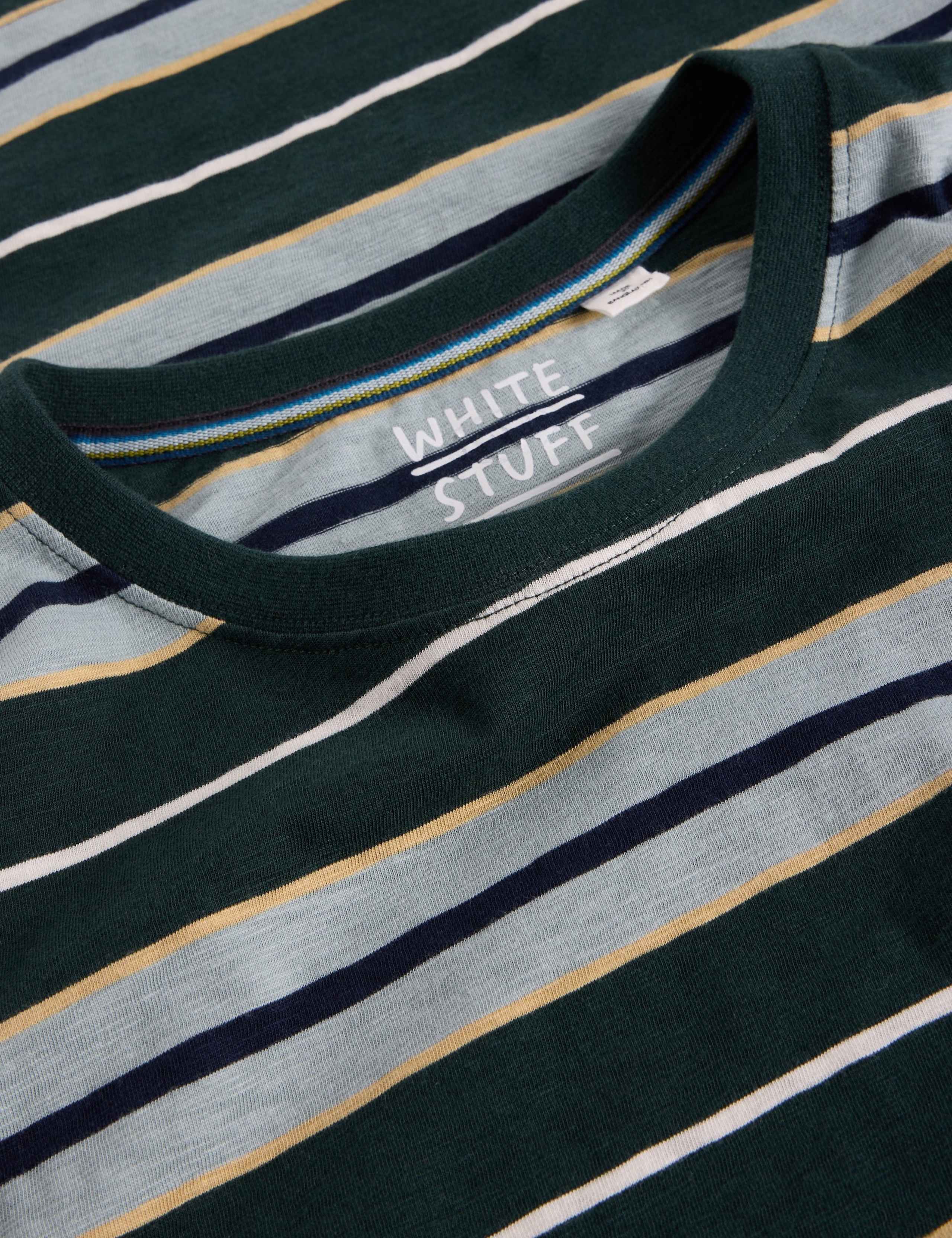 Pure Cotton Striped T-Shirt 6 of 6