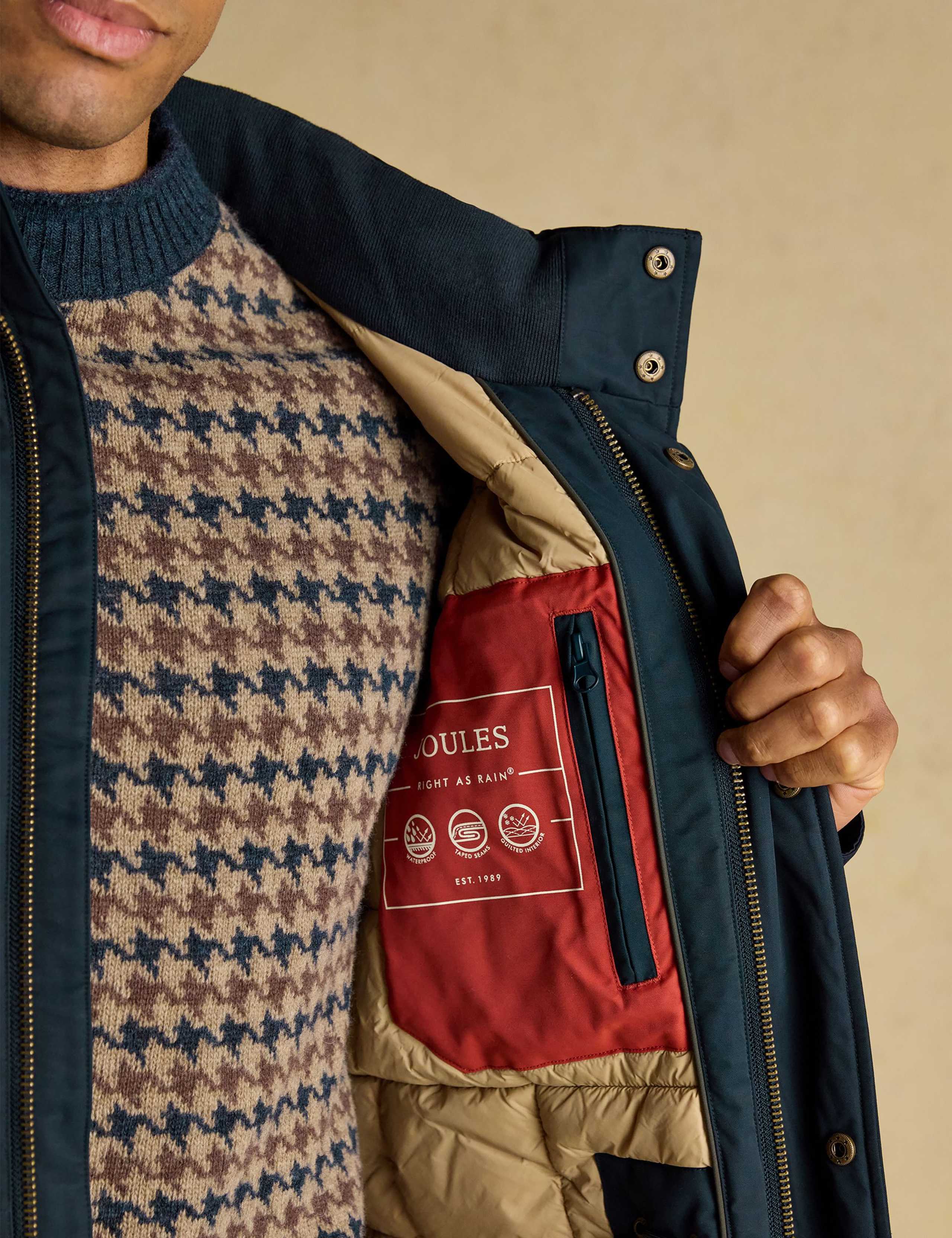 Cotton Rich Waterproof Hooded Raincoat 12 of 12