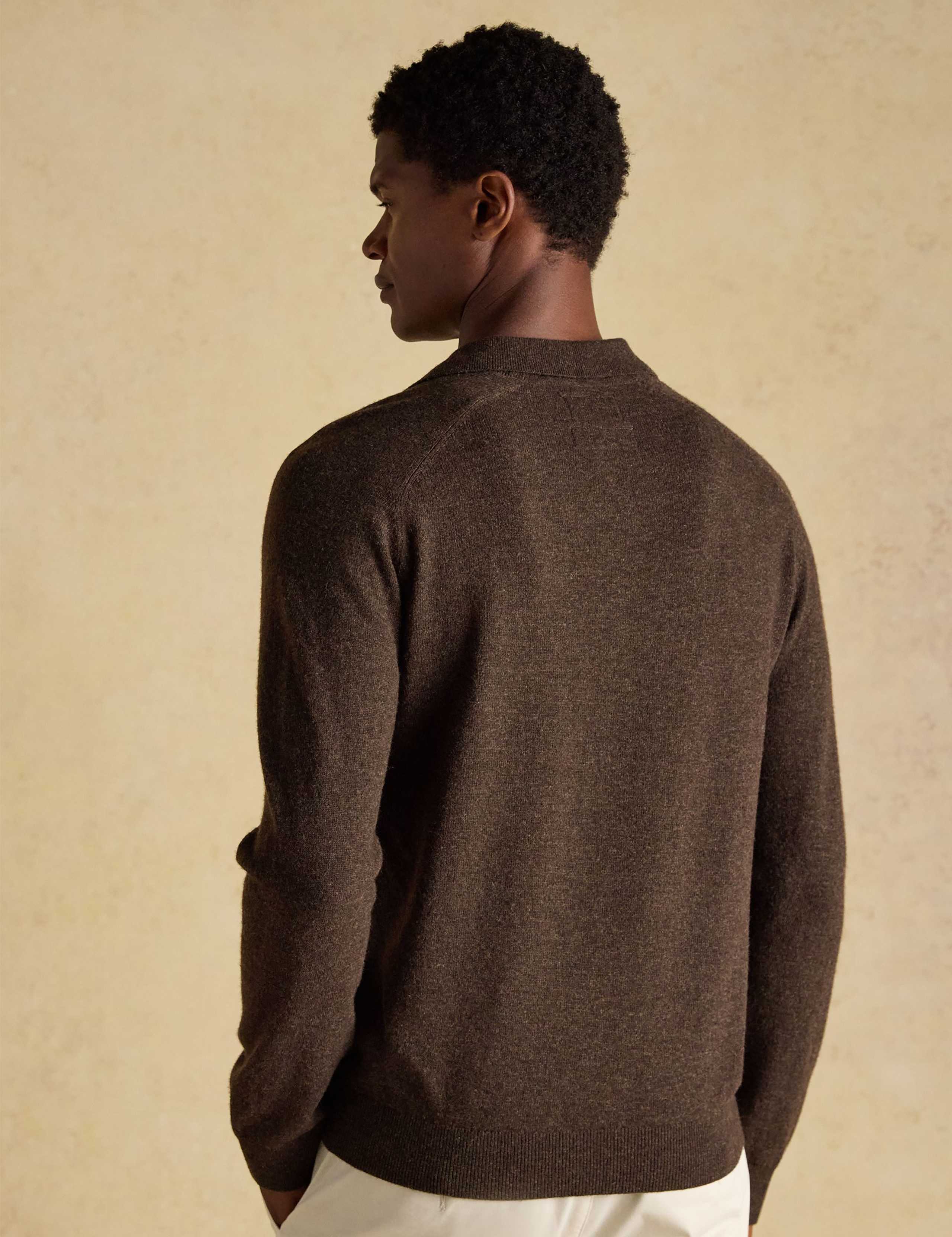 Wool Rich Knitted Polo Shirt 4 of 6