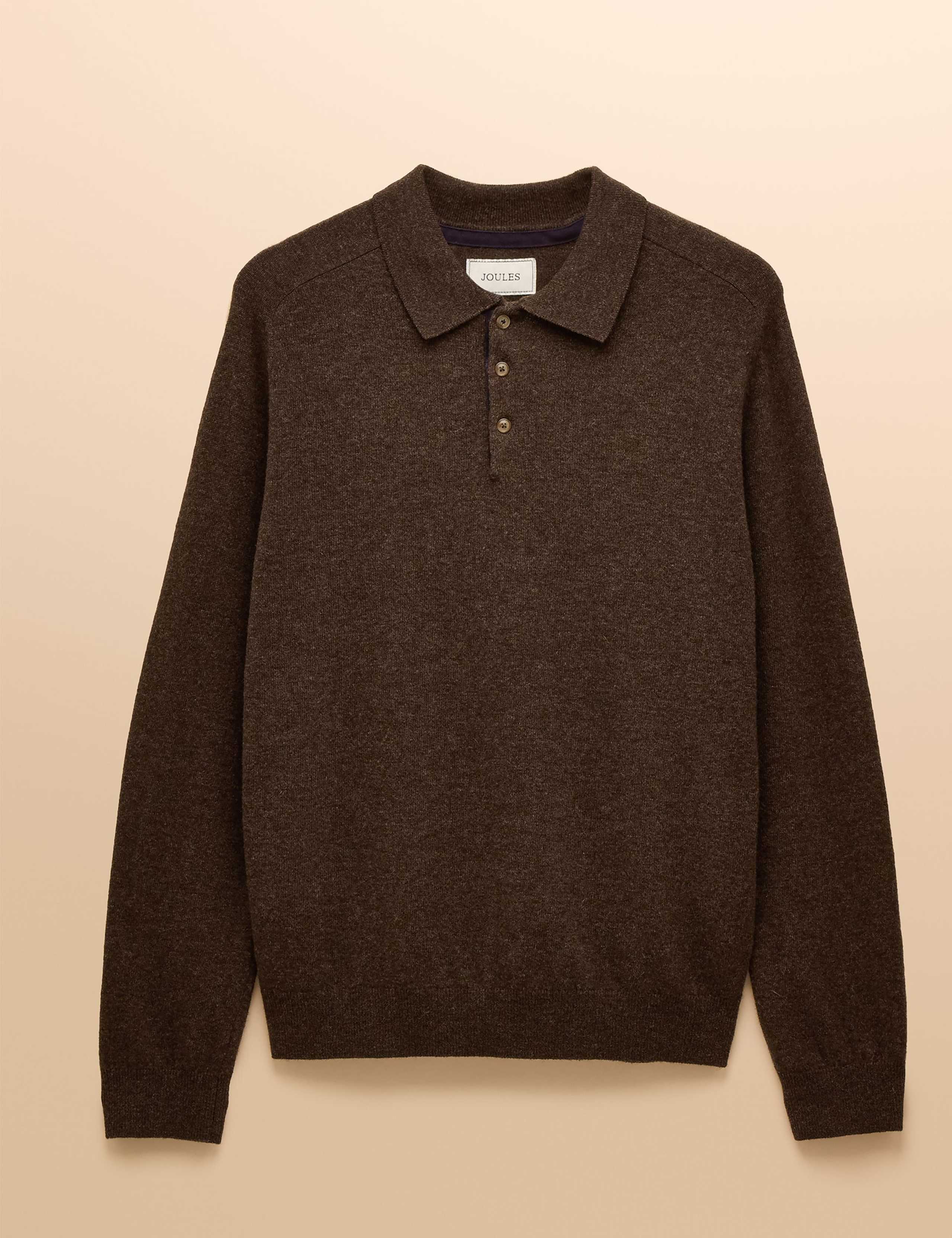 Wool Rich Knitted Polo Shirt 2 of 6