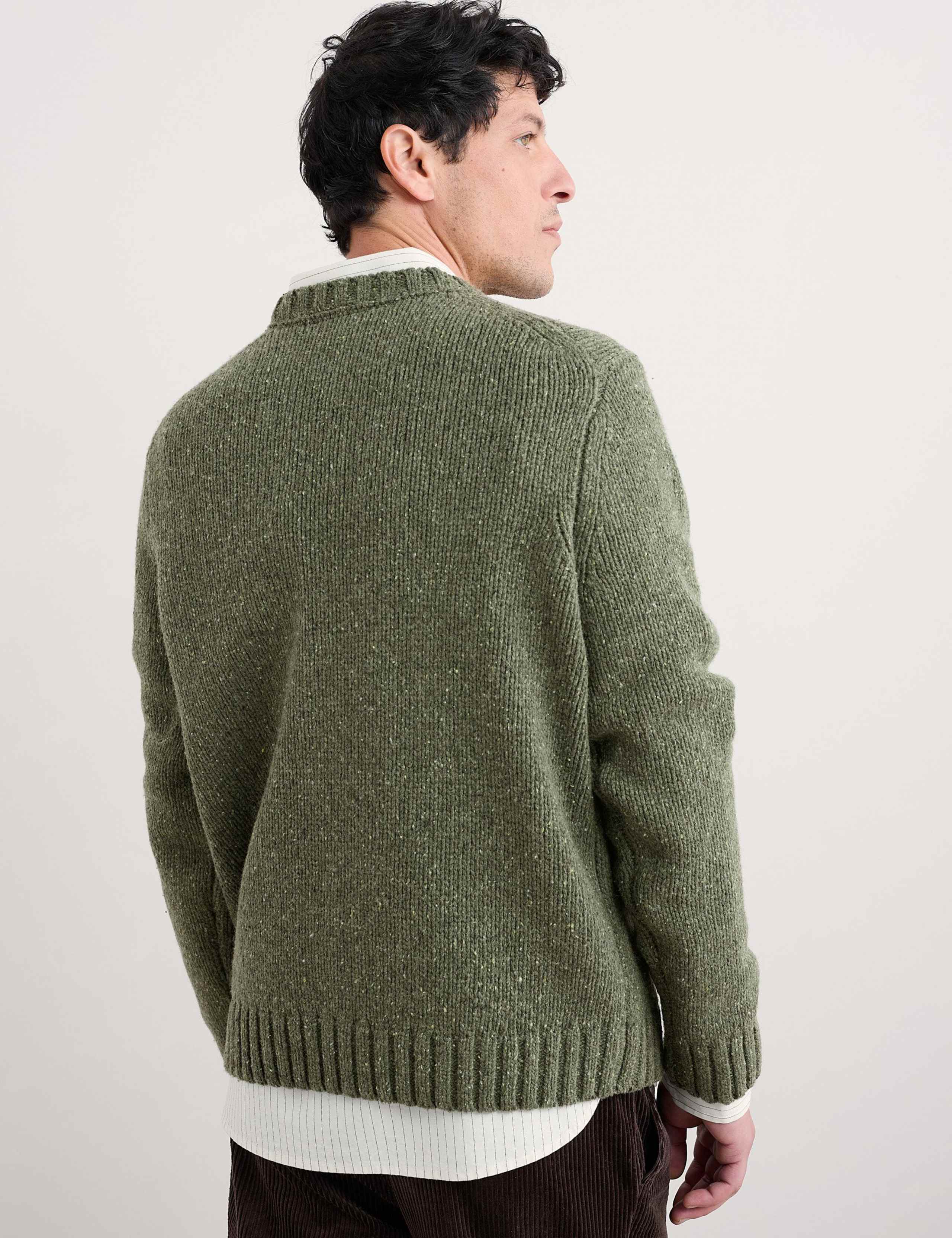 Lambswool Rich Striped Crew Neck Jumper 3 of 5