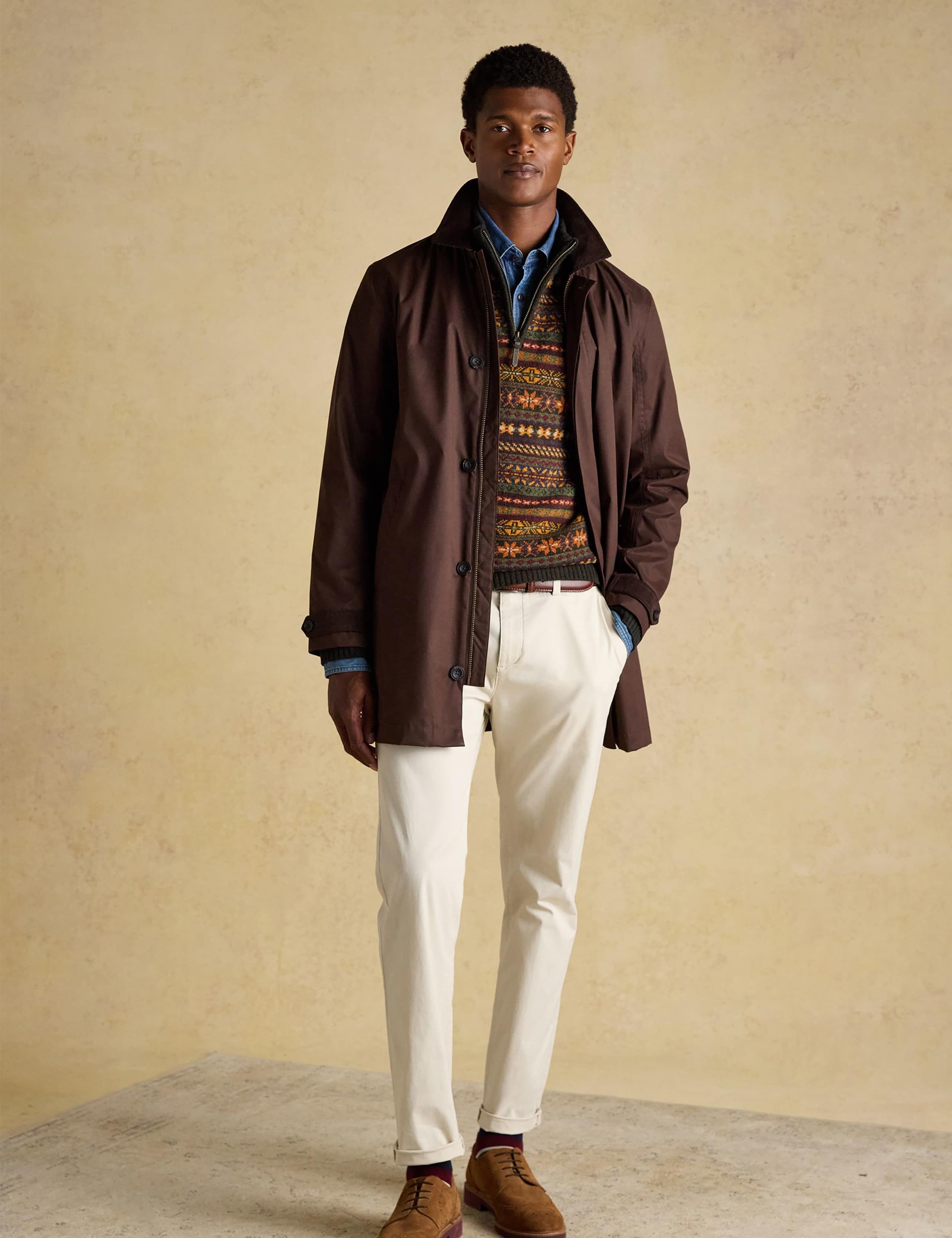 Wool Rich Fair Isle Funnel Neck Jumper 8 of 10