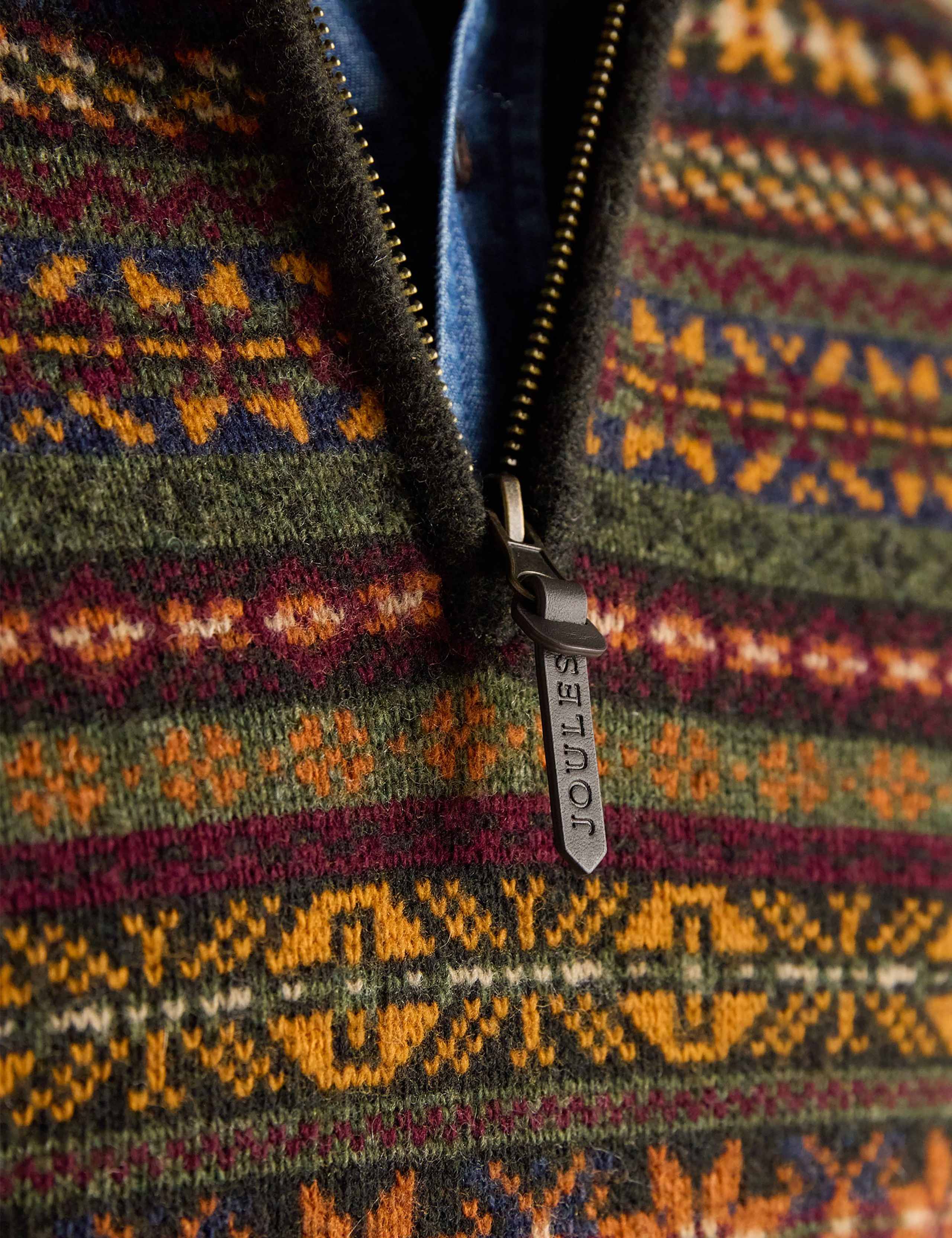 Wool Rich Fair Isle Funnel Neck Jumper 9 of 10