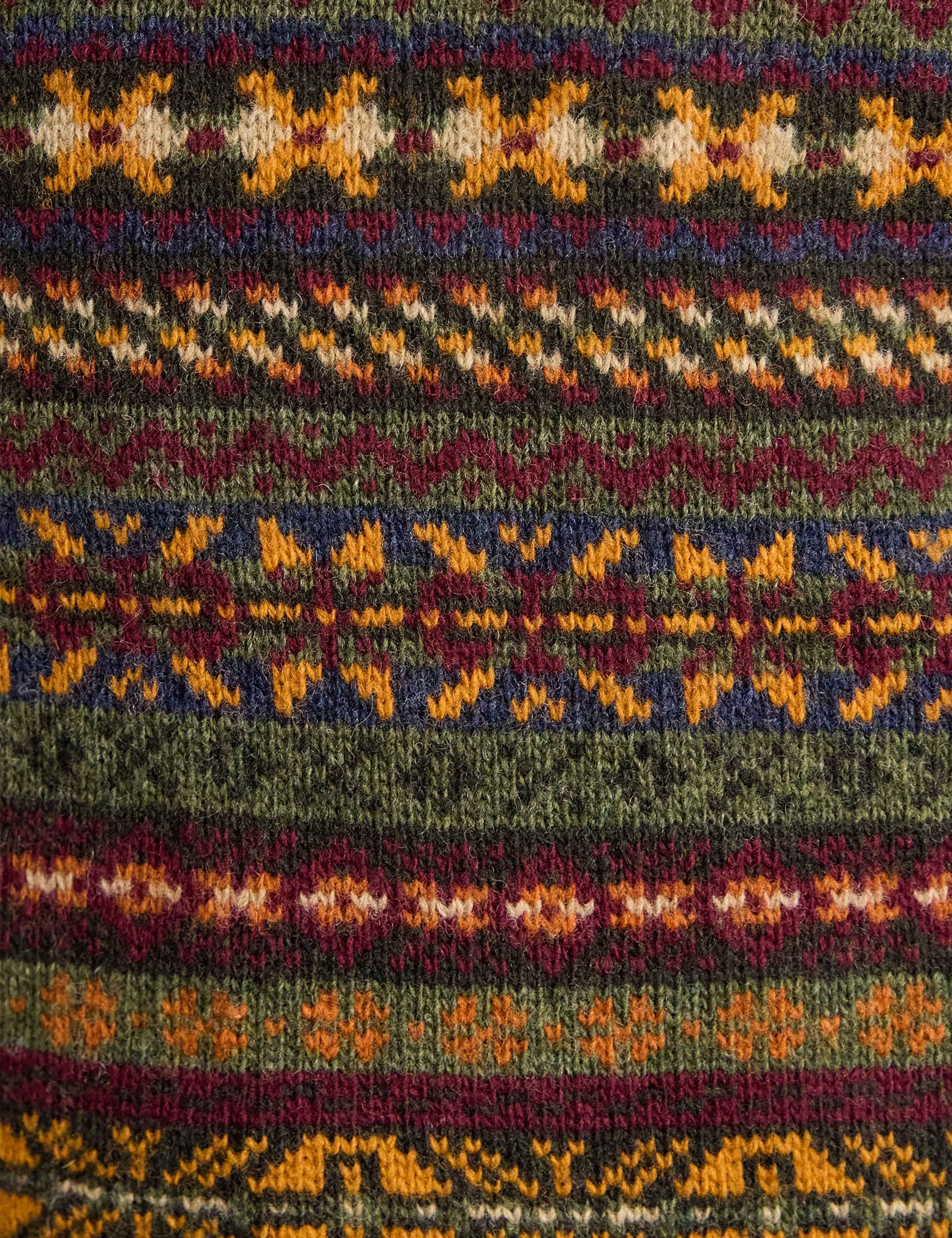 Wool Rich Fair Isle Funnel Neck Jumper 10 of 10