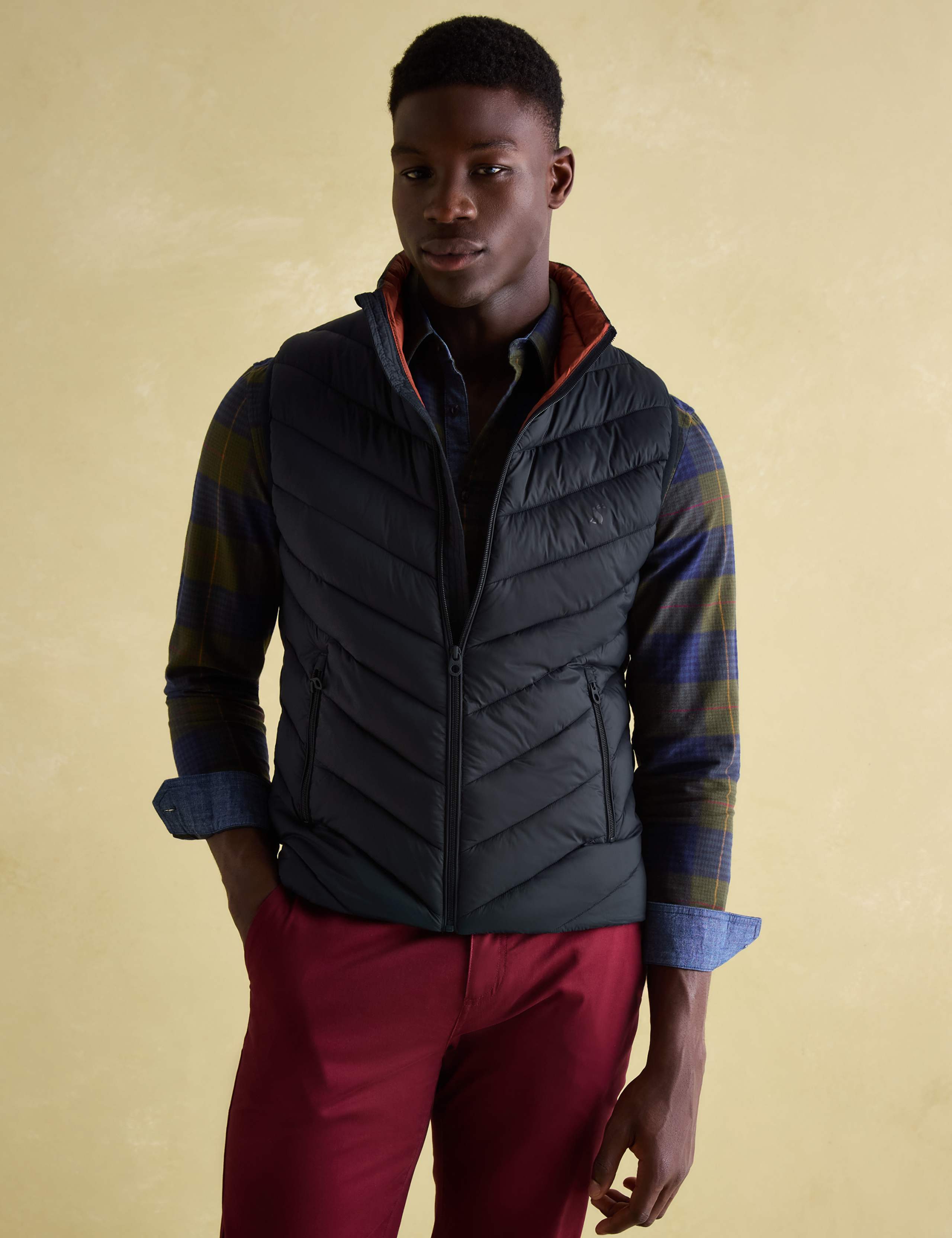 Padded High Neck Gilet 1 of 9