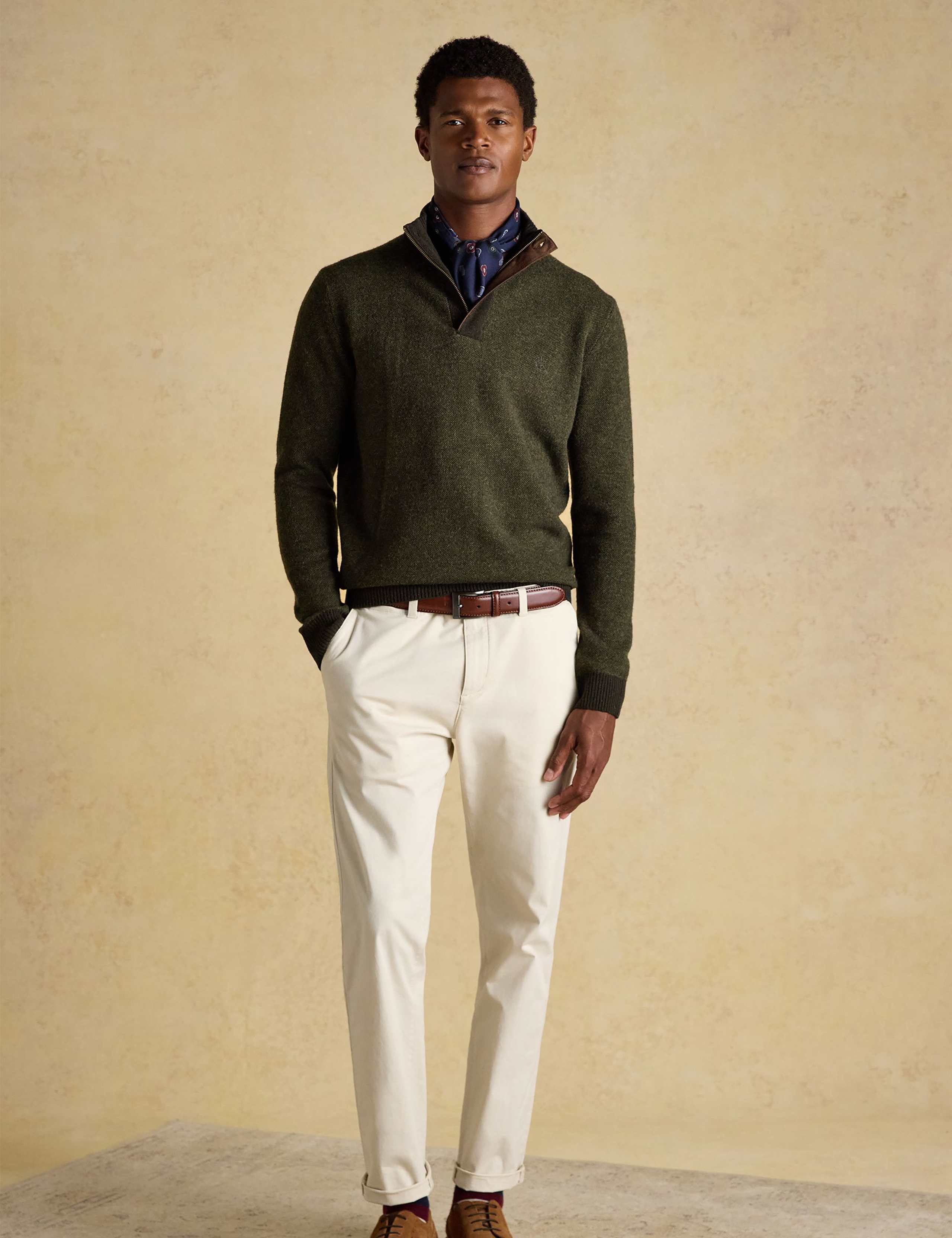 Wool Rich Textured High Neck Jumper 3 of 10