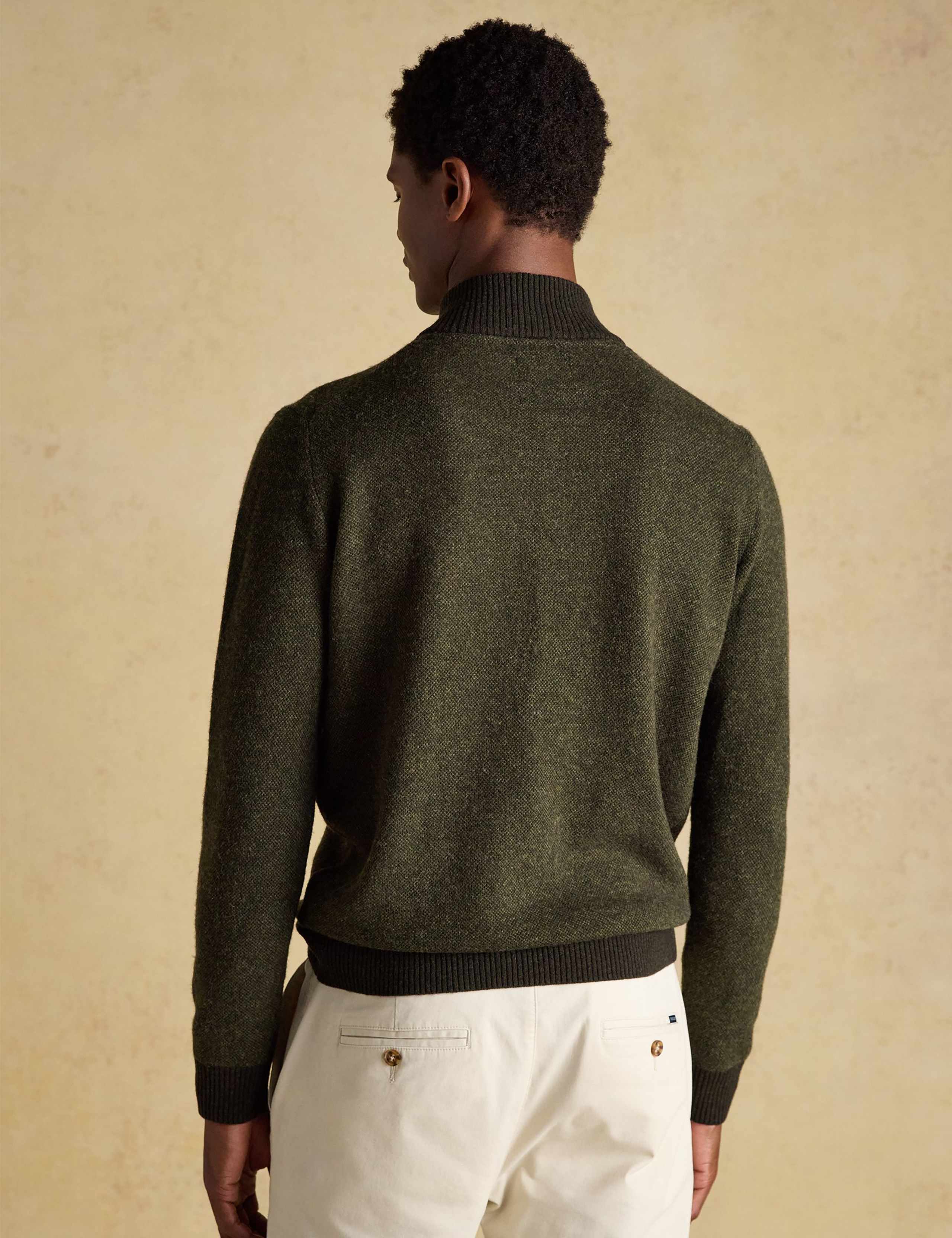 Wool Rich Textured High Neck Jumper 4 of 10