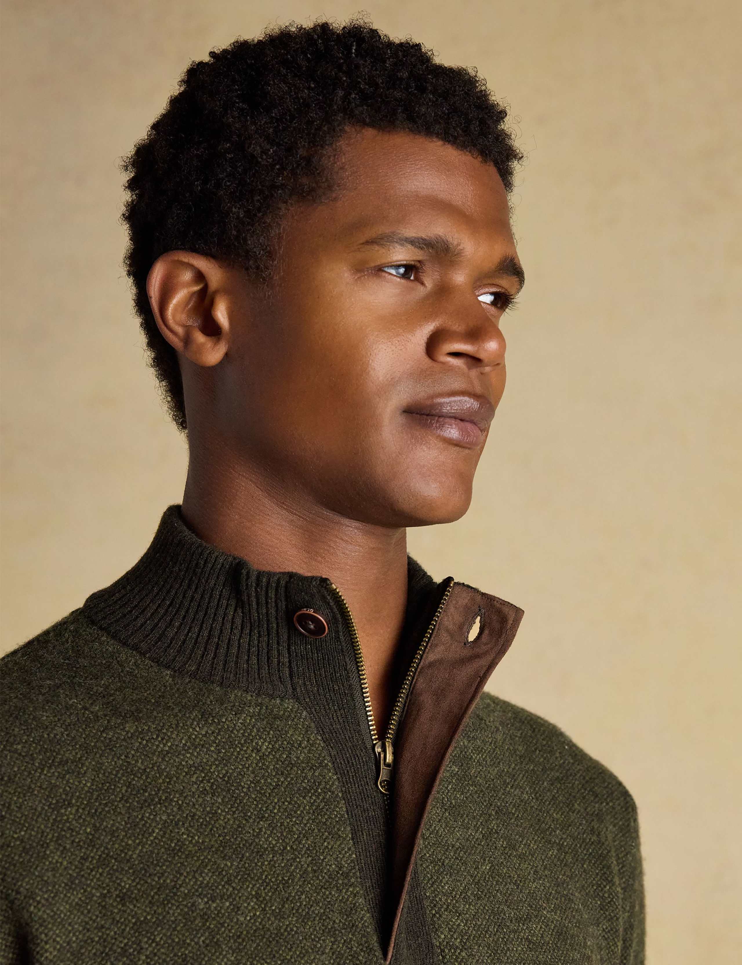 Wool Rich Textured High Neck Jumper 6 of 10